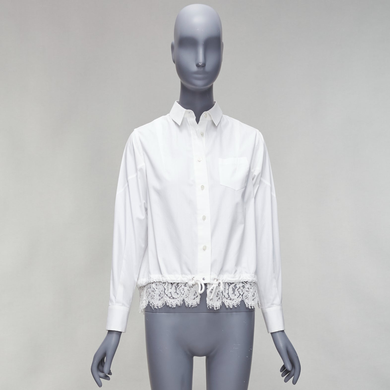 Sacai Lace Hem Shirt - Image 11