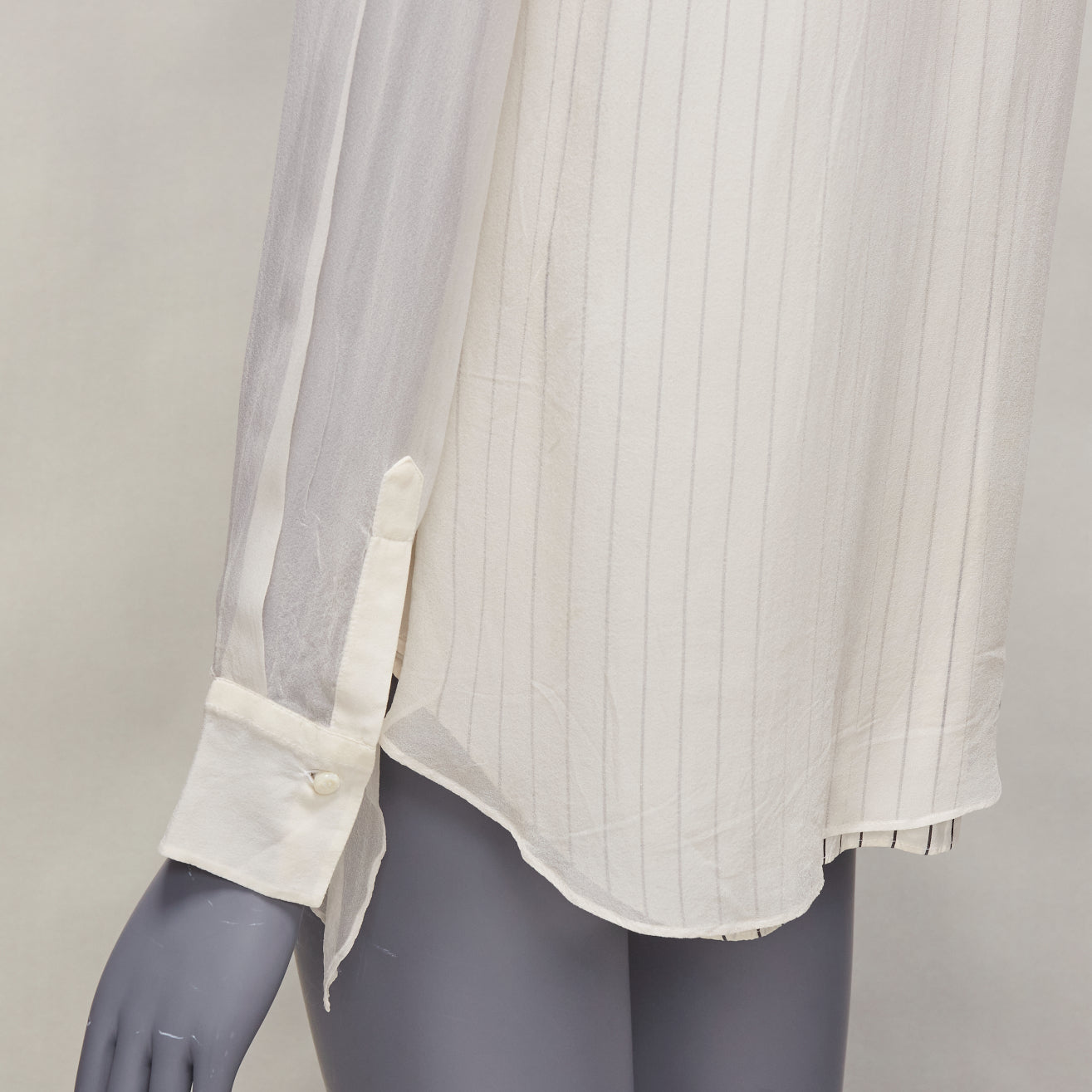 Brunello Cucinelli Layered Sheer Shirt - Back view
