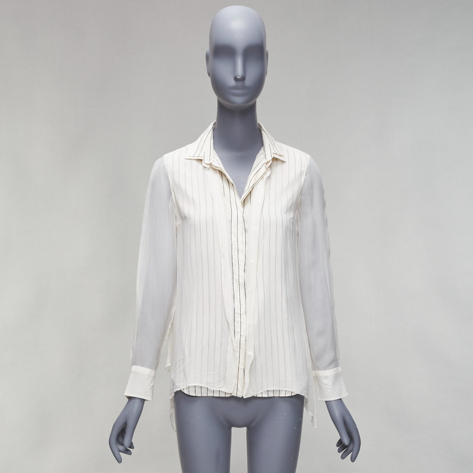 Brunello Cucinelli Layered Sheer Shirt - Image 11