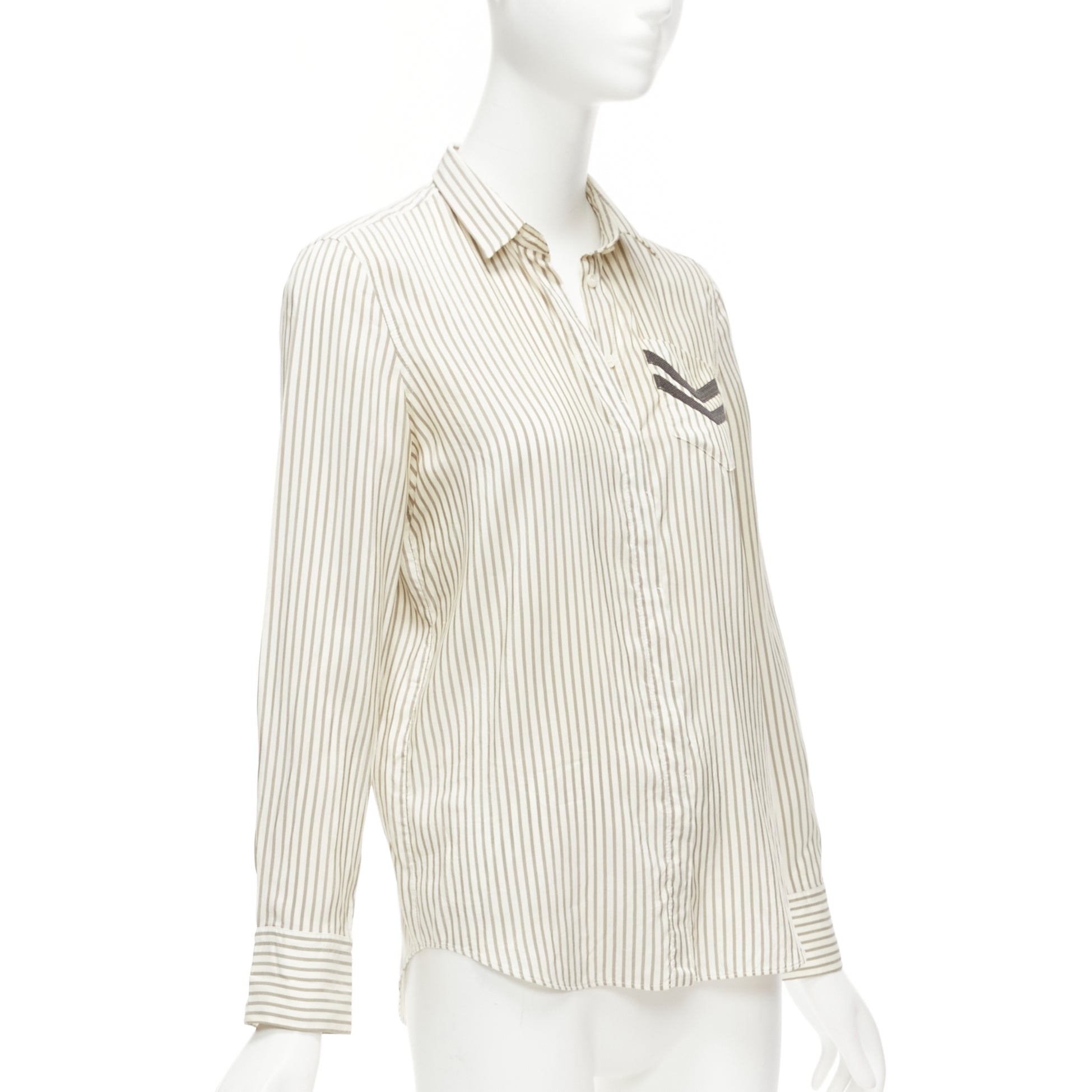 Brunello Cucinelli Beaded Pocket Shirt - Image 6