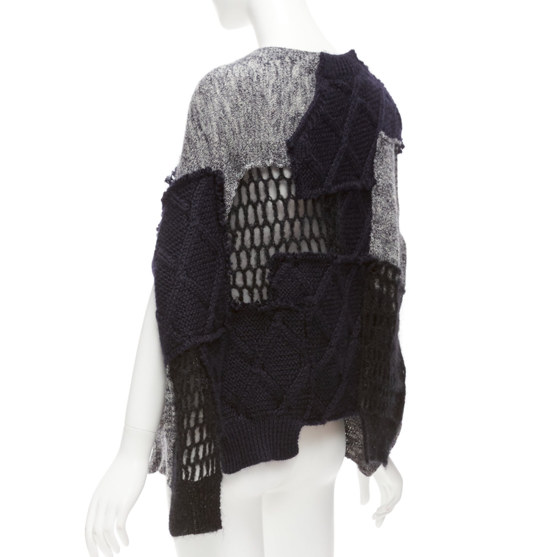 Junya Watanabe Patchwork Knit Cardigan - Detail 1