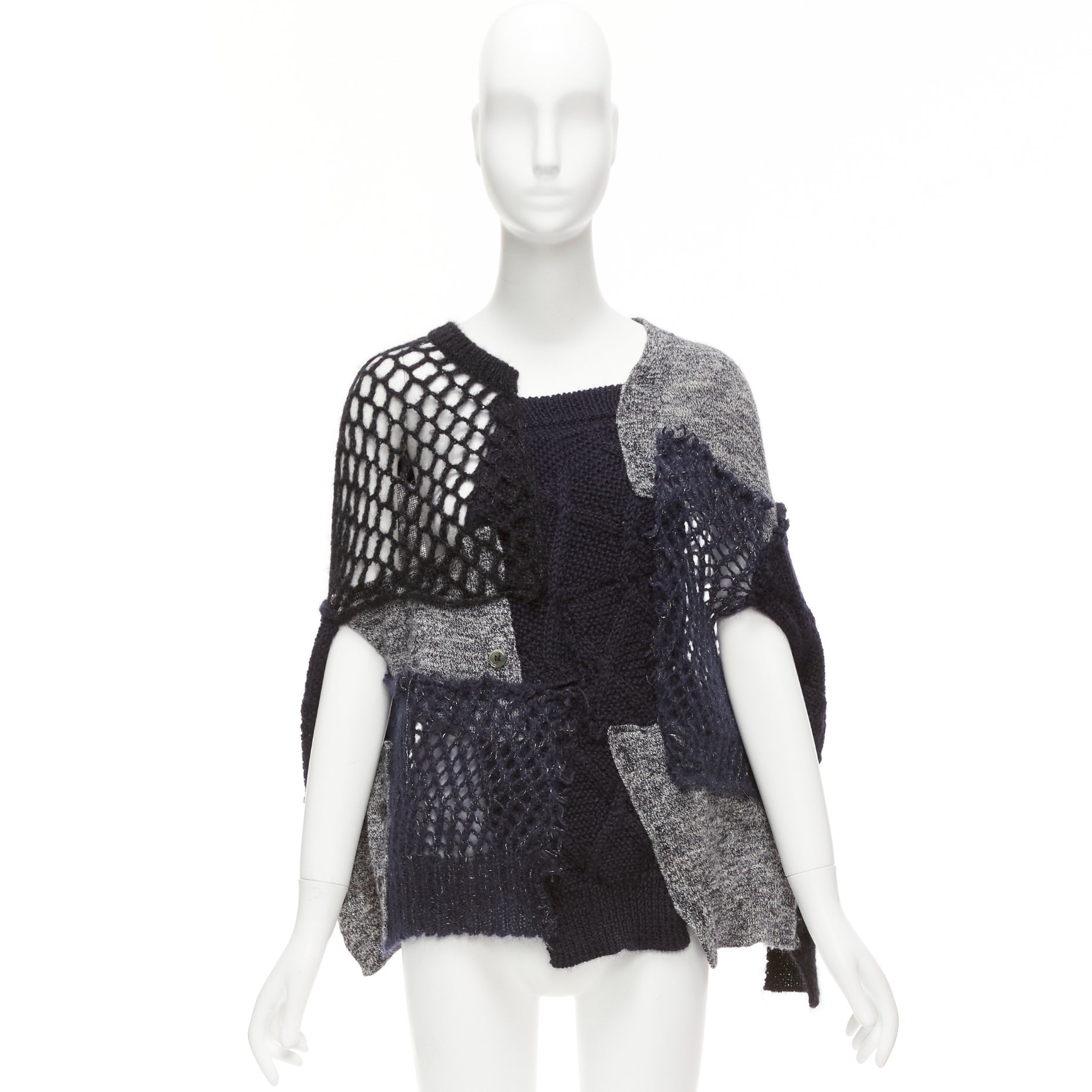 Junya Watanabe Patchwork Knit Cardigan - Image 11