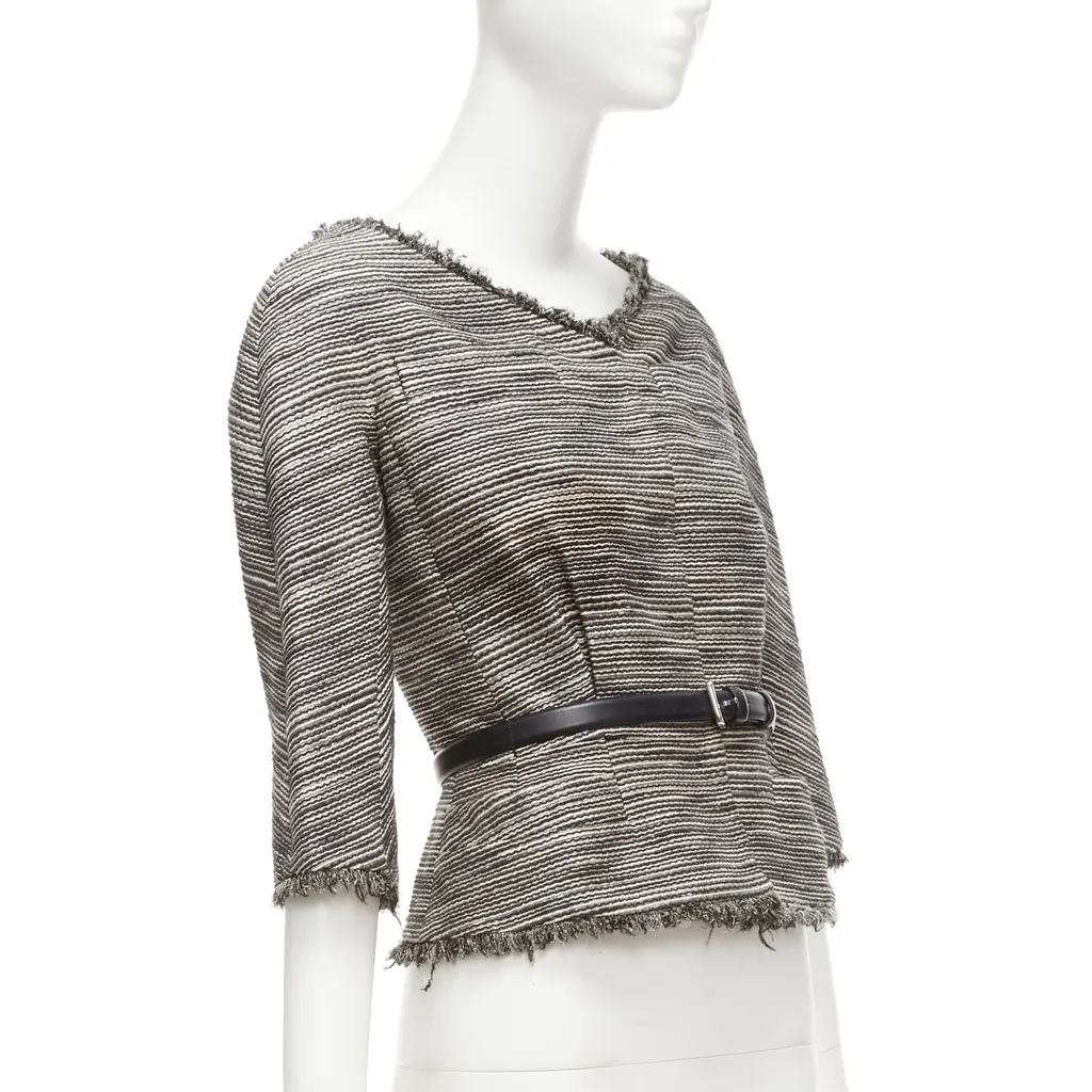 Dior Bar jacket Black Cotton Good - Inside View
