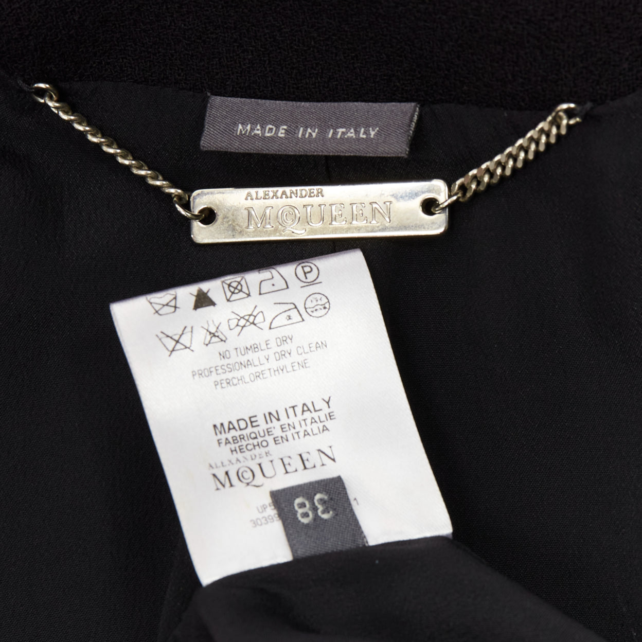 Alexander Mcqueen Cropped Peplum Jacket - Image 11