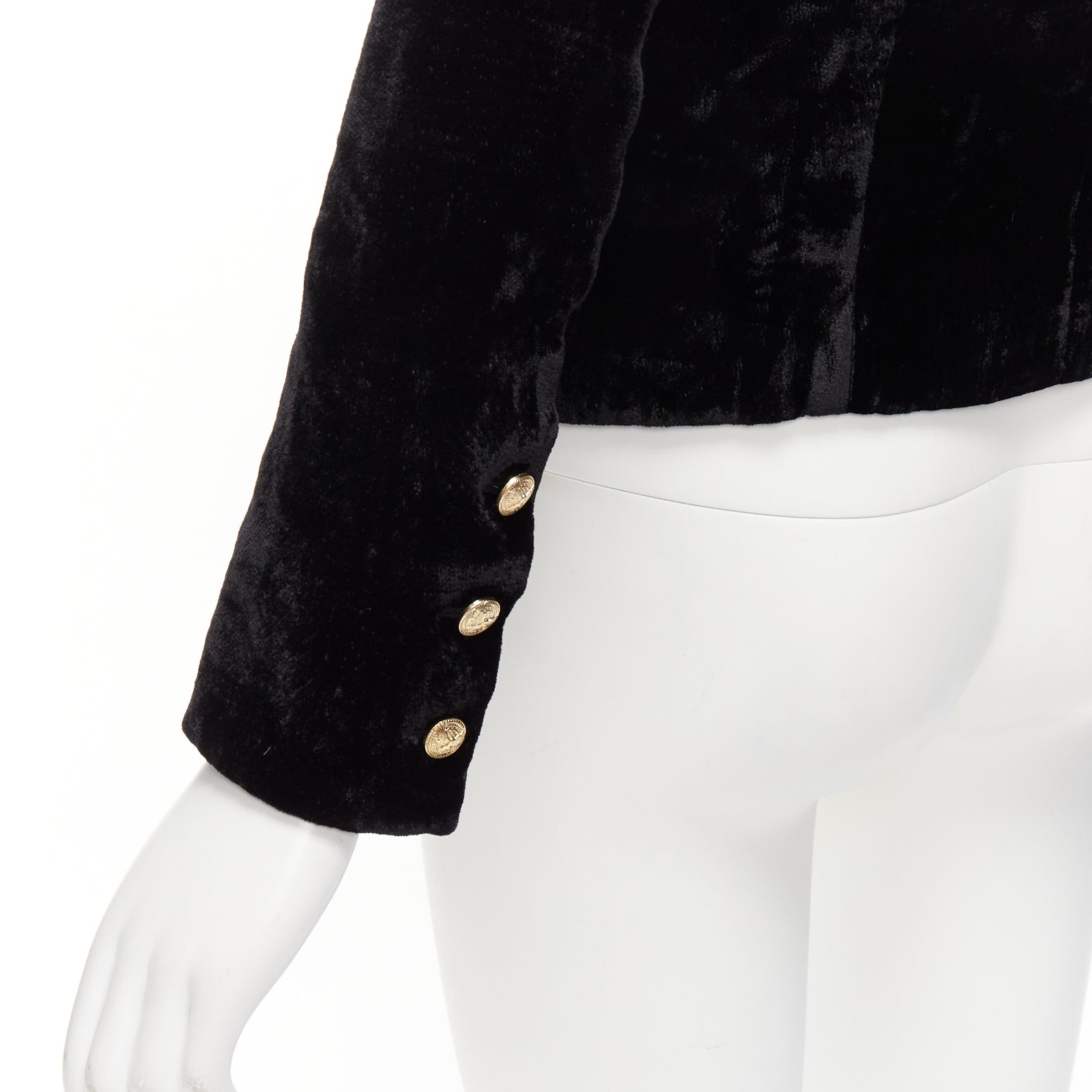 Balmain Gold Button Blazer - Image 10