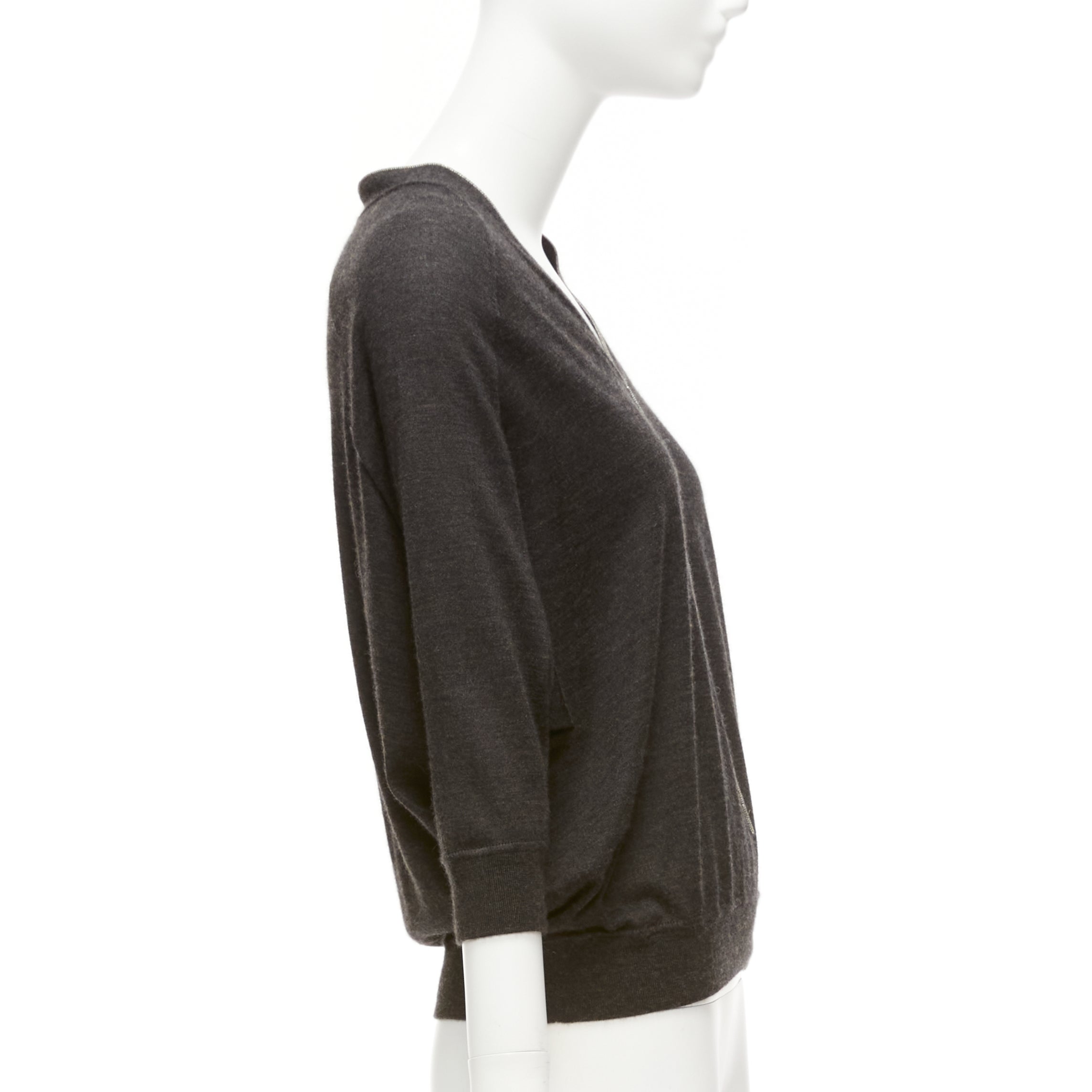 Brunello Cucinelli Chain V Neck Sweater - 4
