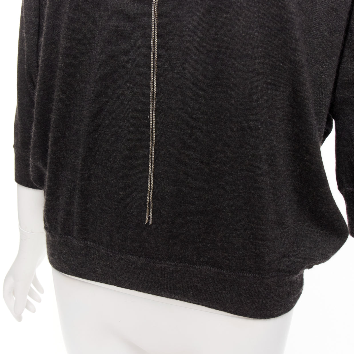 Brunello Cucinelli Chain V Neck Sweater - Detail 2