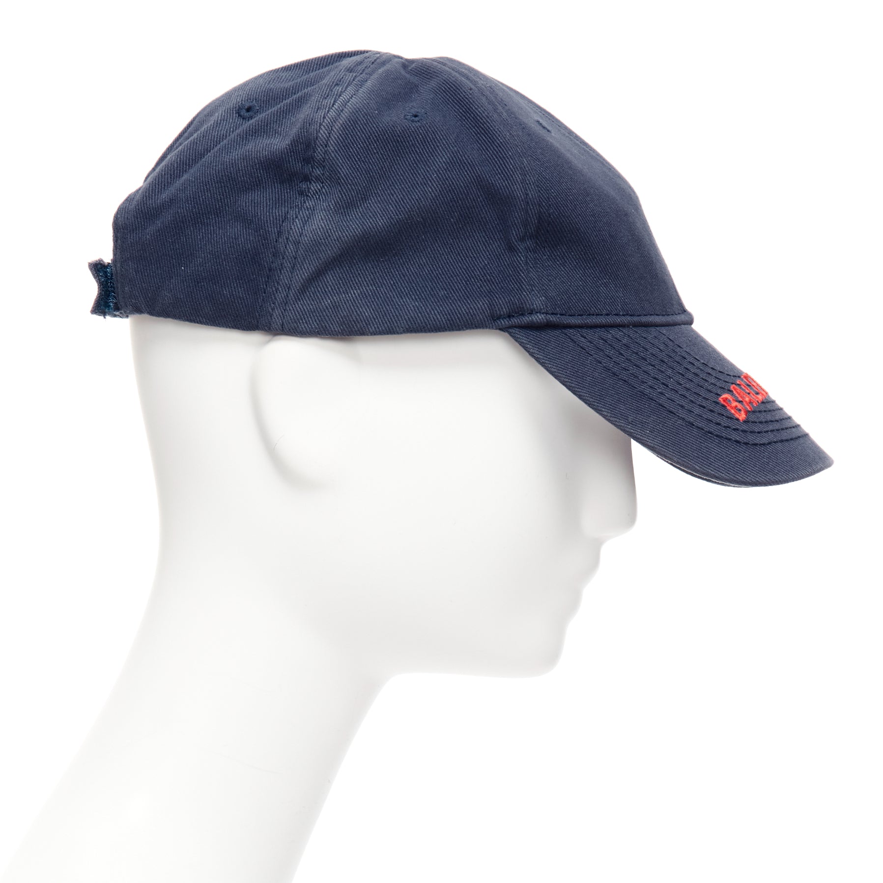 Balenciaga Red Logo Baseball Cap - 4