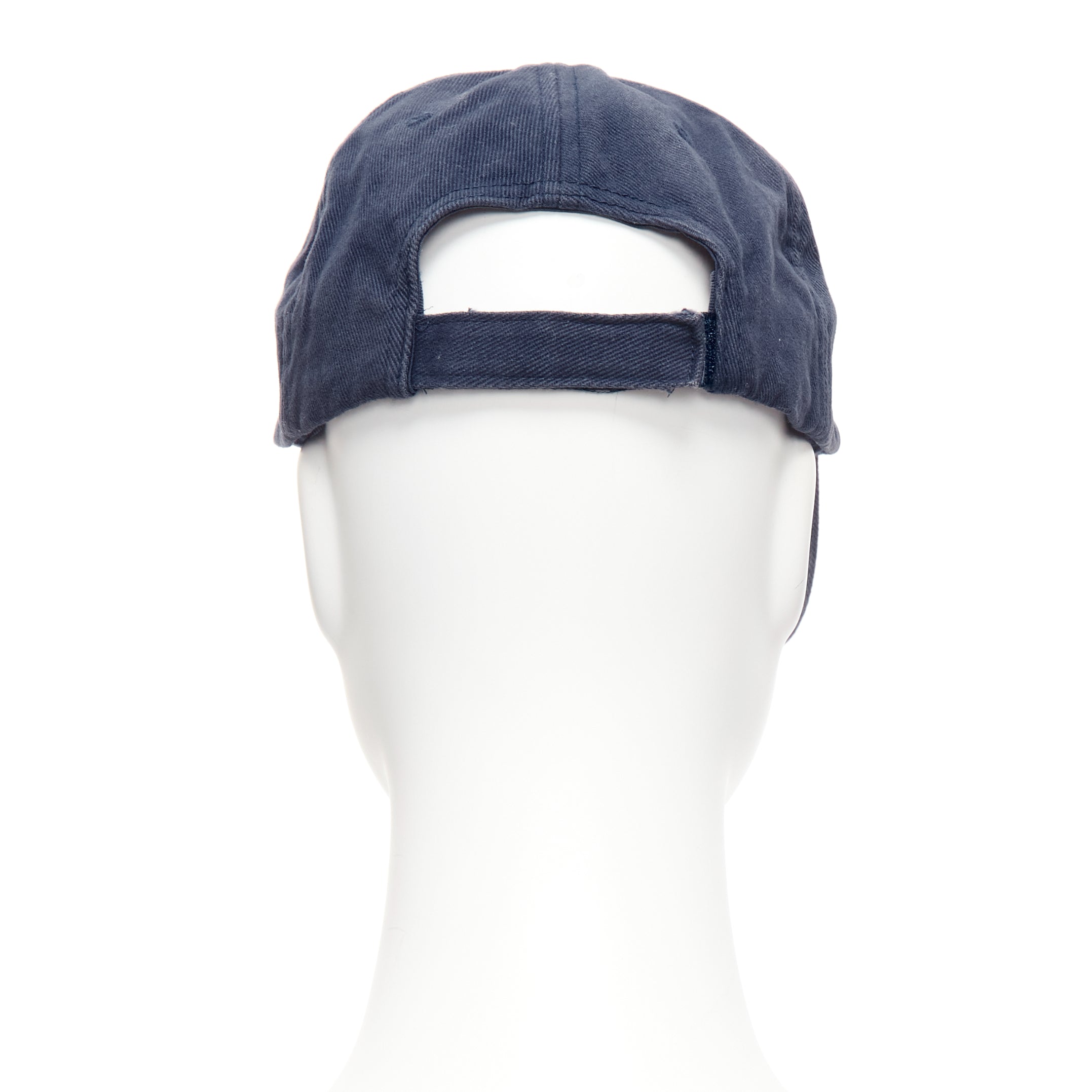 Balenciaga Red Logo Baseball Cap - Side view