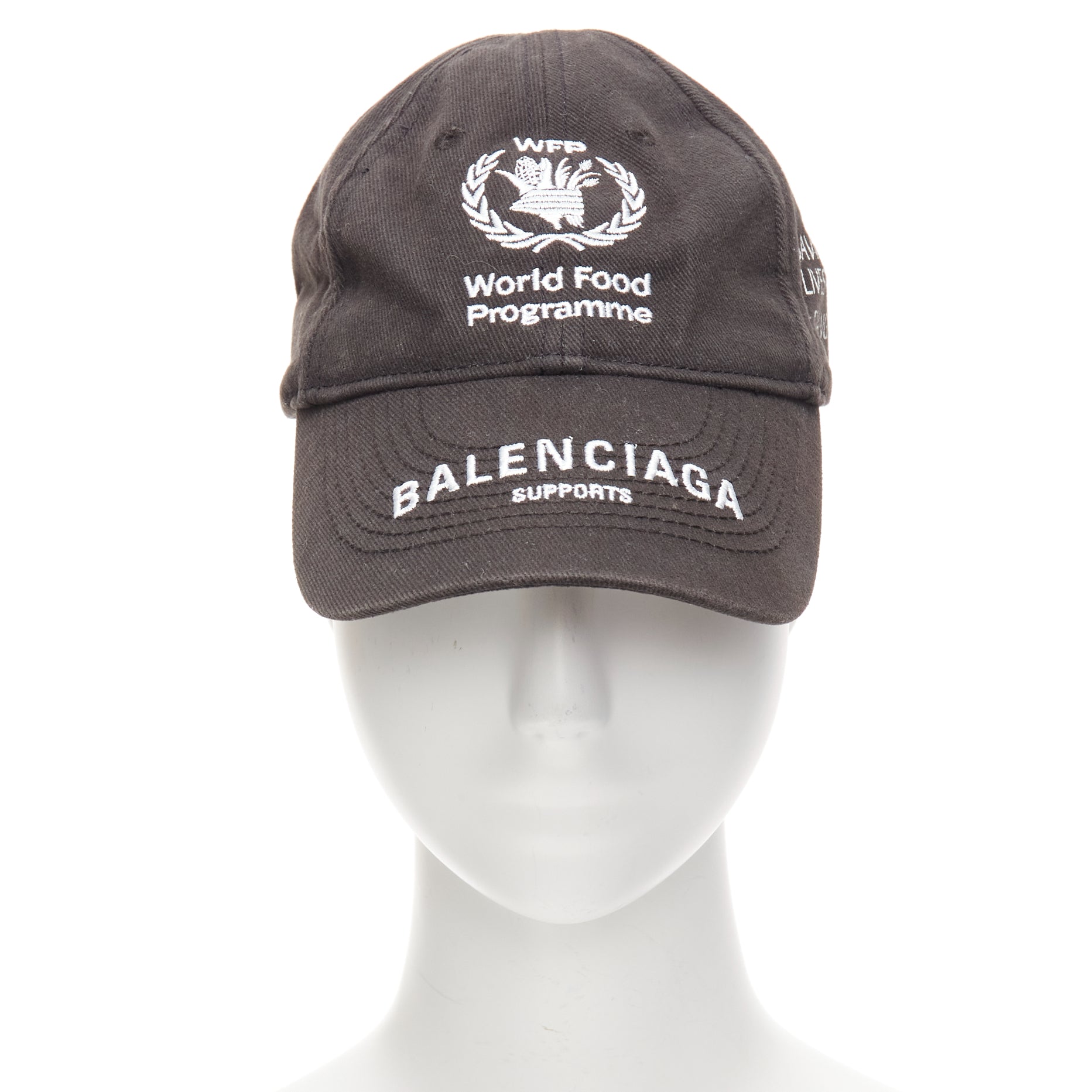 Balenciaga World Food Cap - Back view