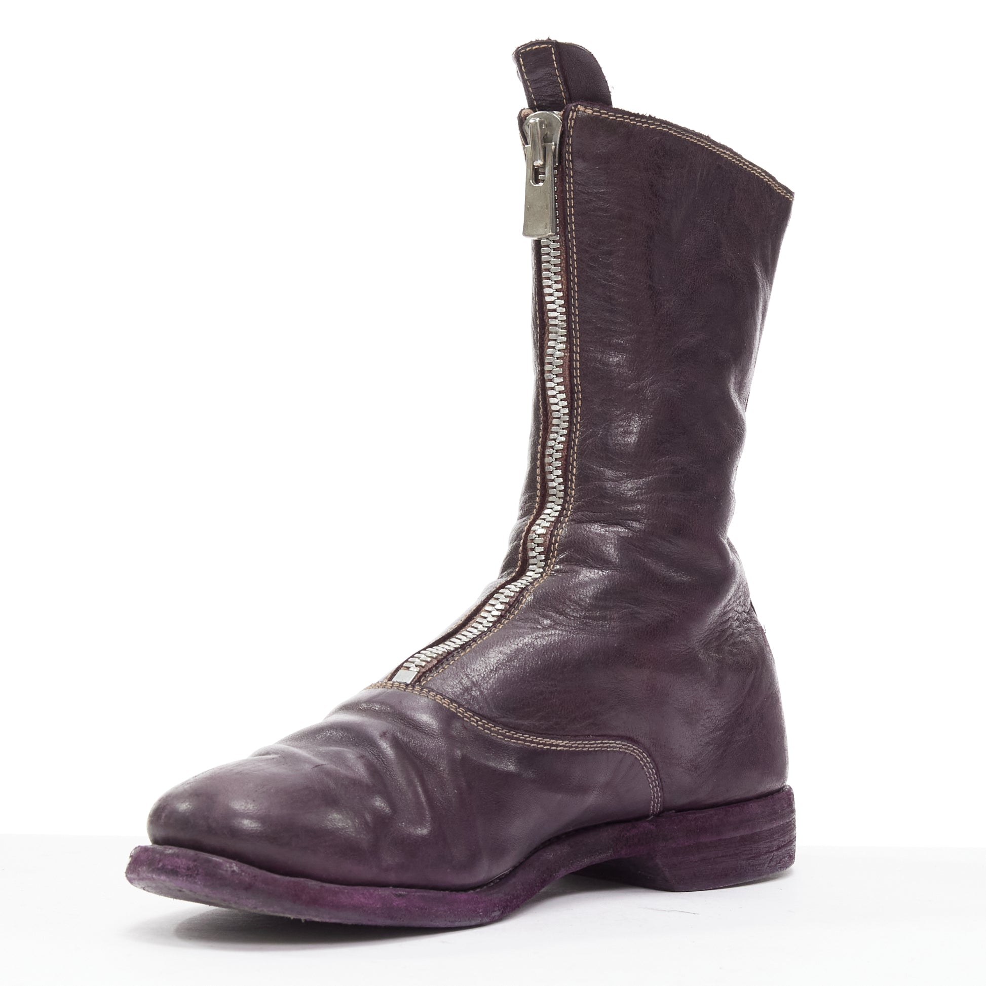 Marsell Suede Lace Cone Boots - 4