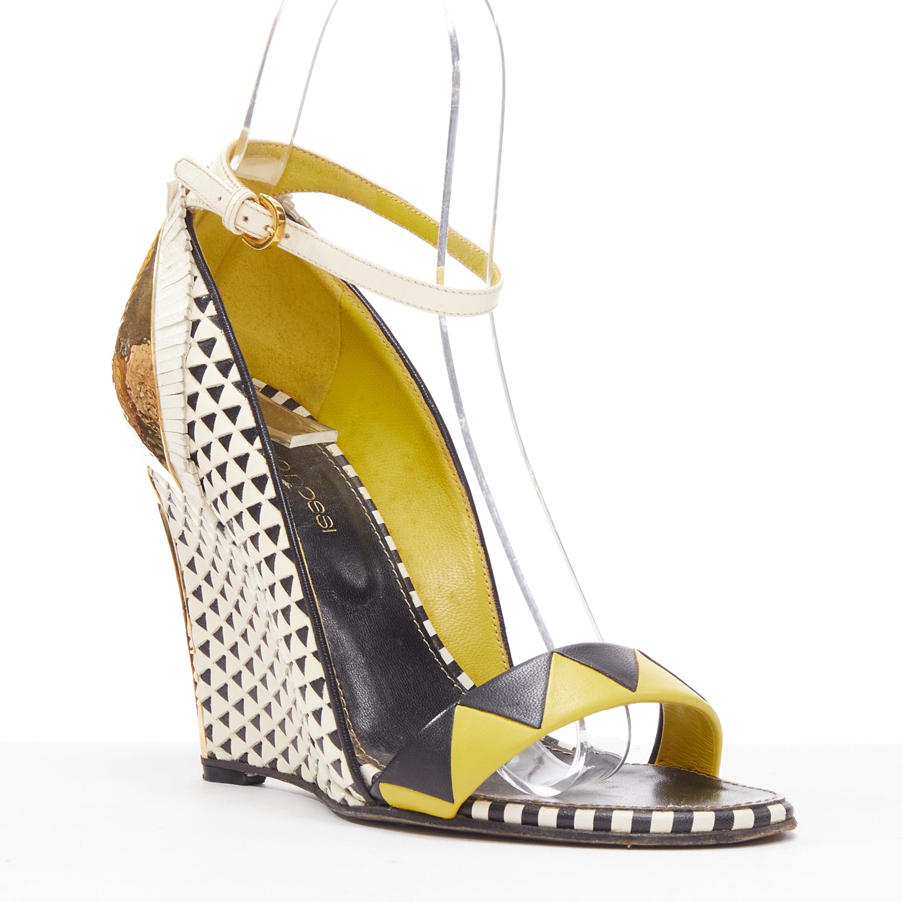 Sergio Rossi Cap Heel Wedges - Back view