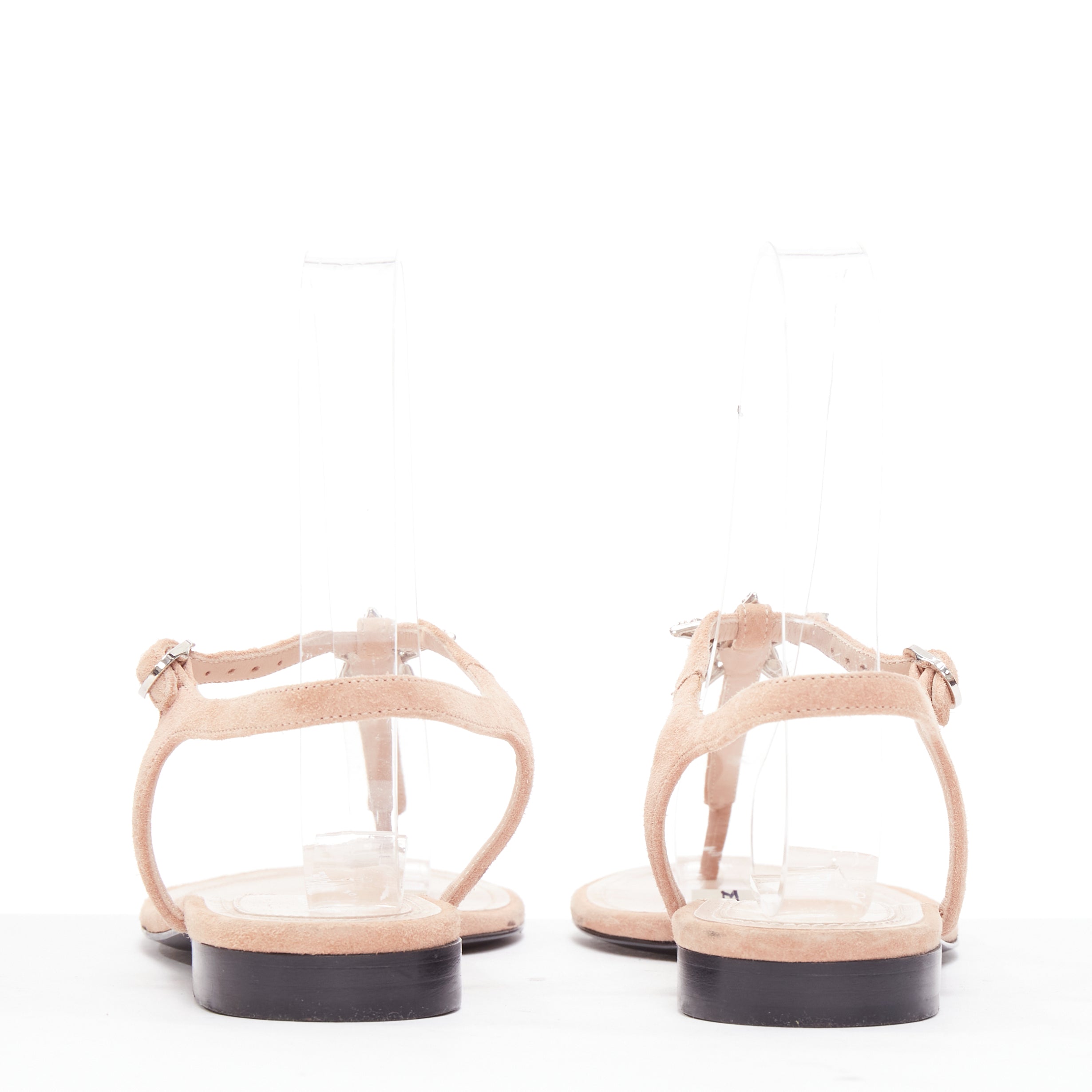 Chanel Star T-Strap Sandals - Side view