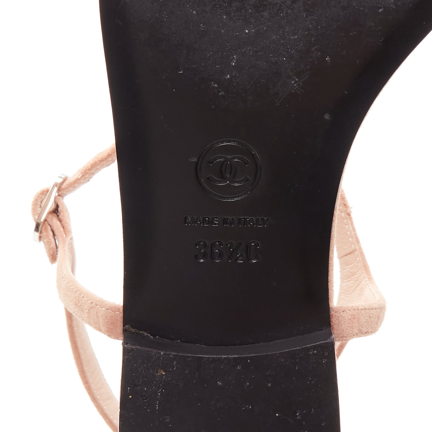Chanel Star T-Strap Sandals - Image 12