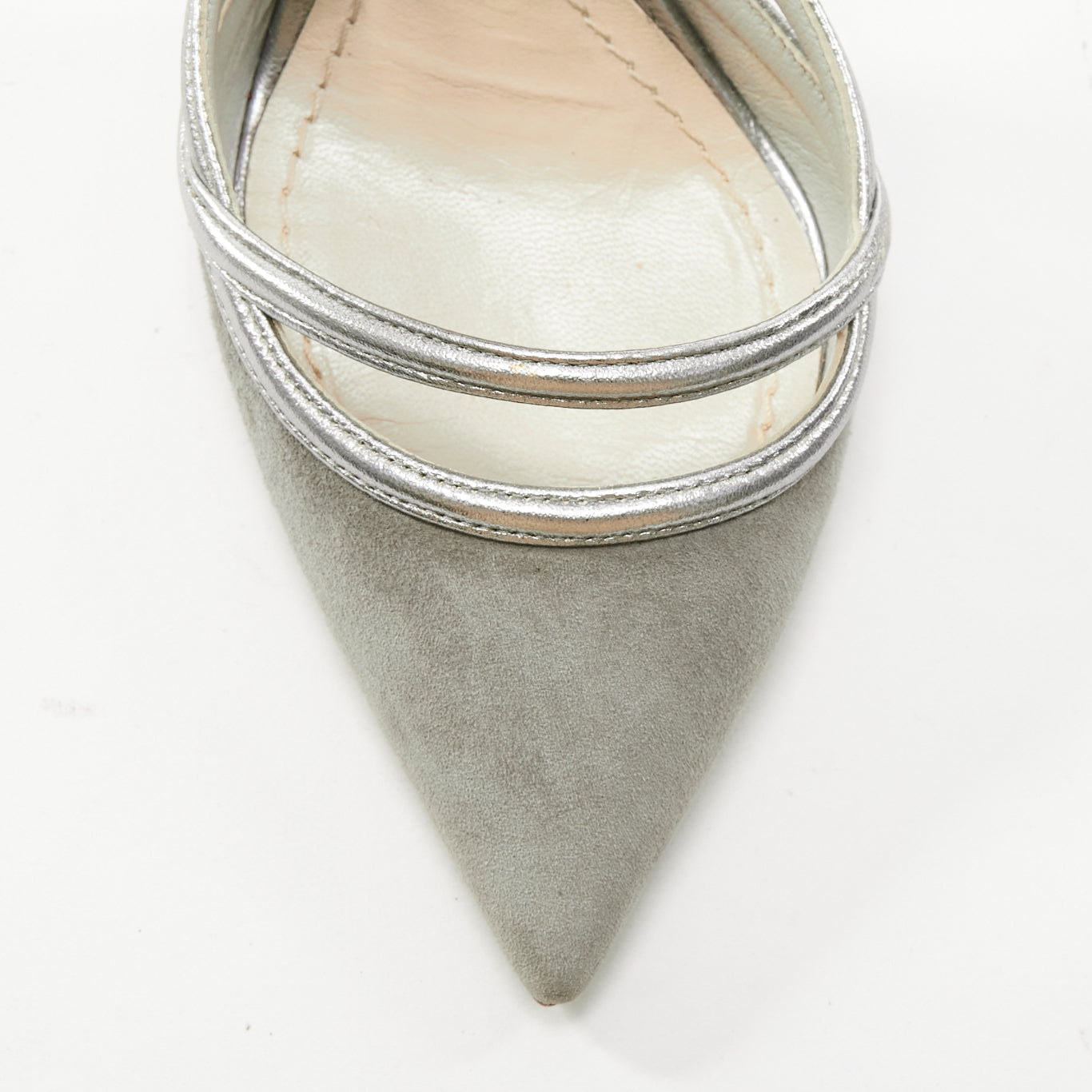 Dior Grey Strappy Pumps - Detail 1