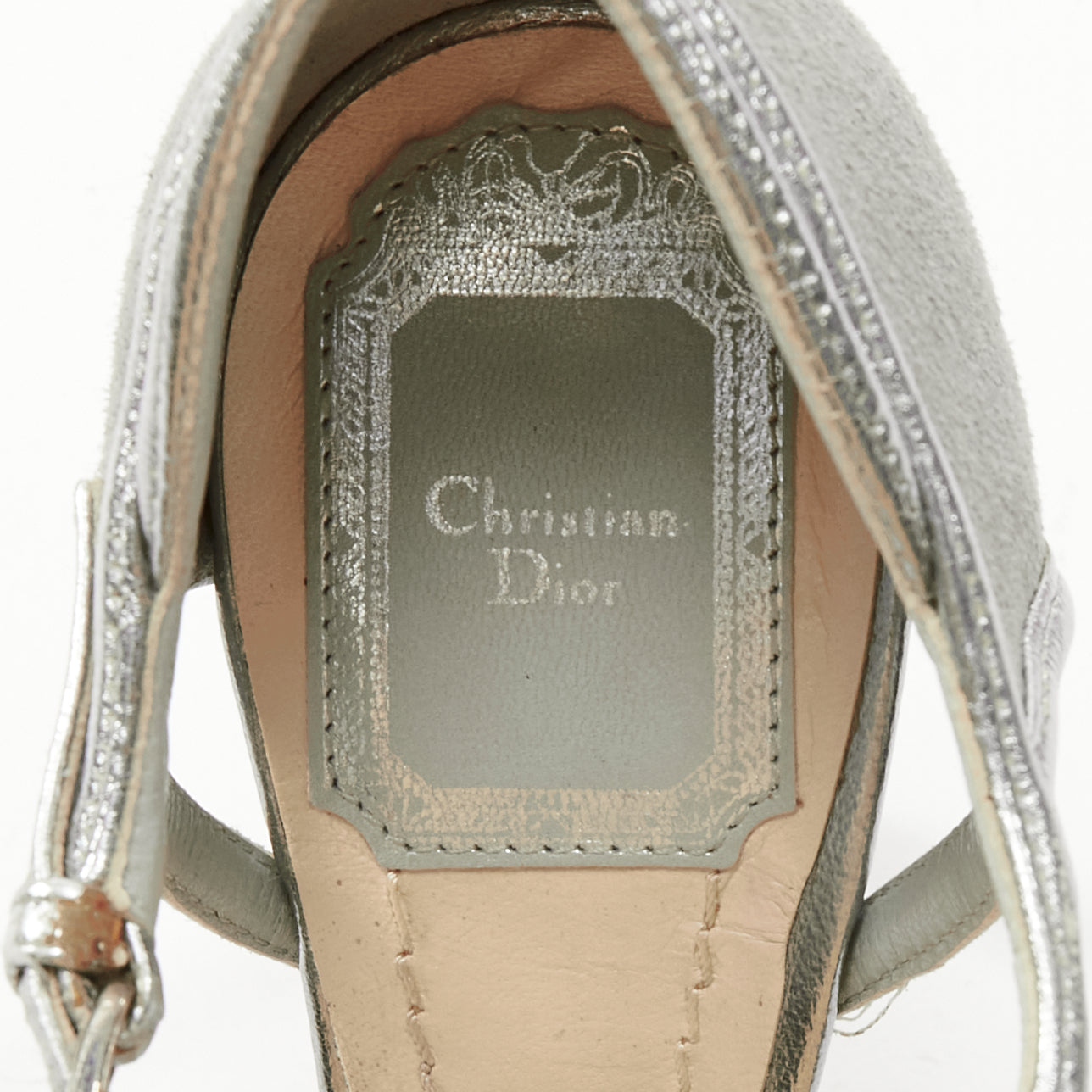 Dior Grey Strappy Pumps - Image 11