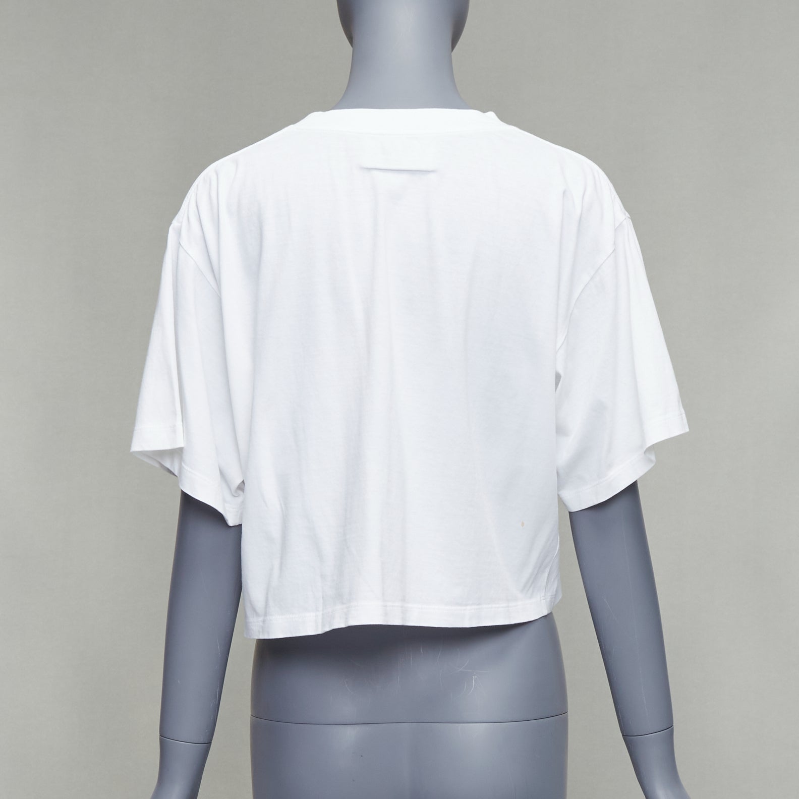 Maison Martin Margiela Logo Cropped Tee - Side view