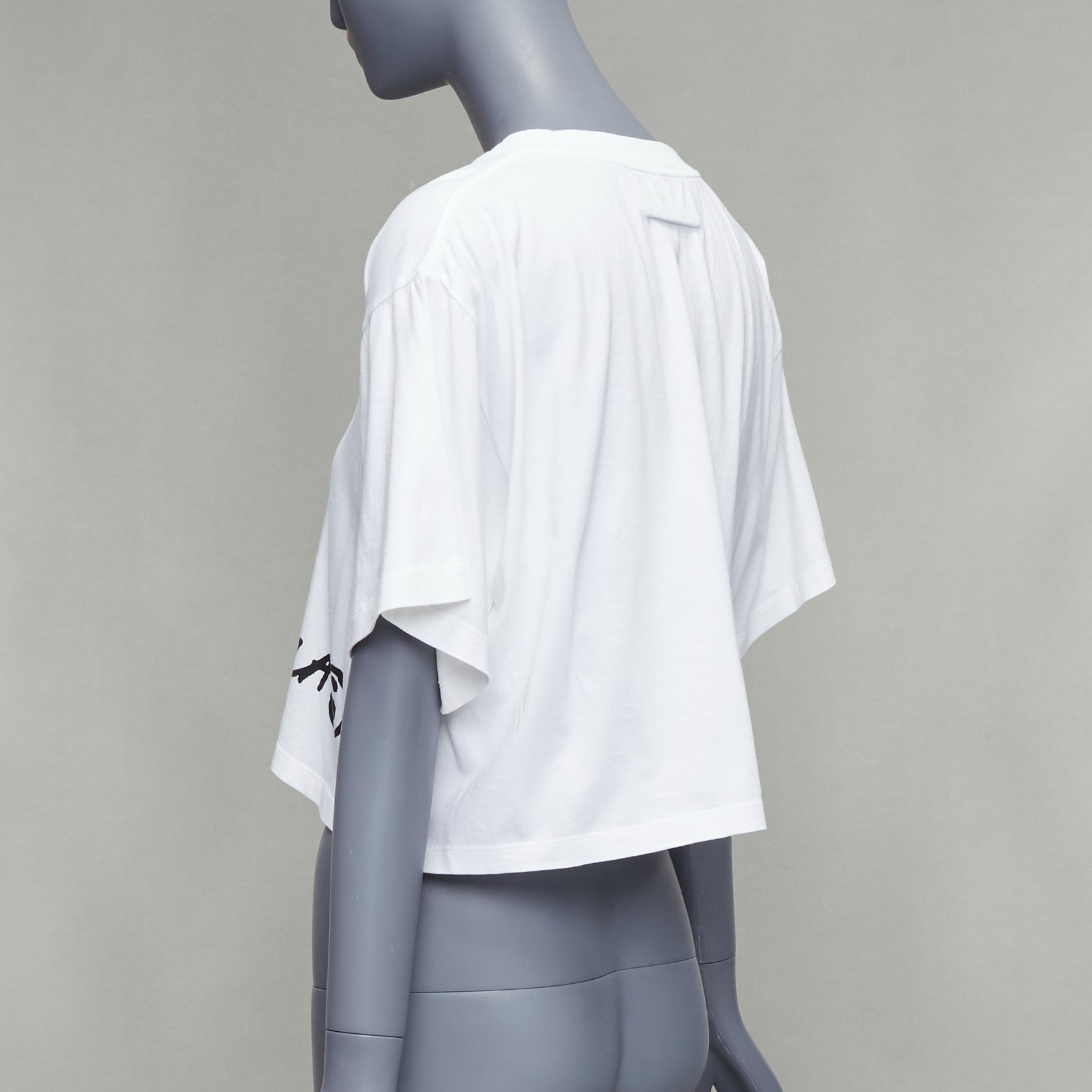 Maison Martin Margiela Logo Cropped Tee - Detail 1