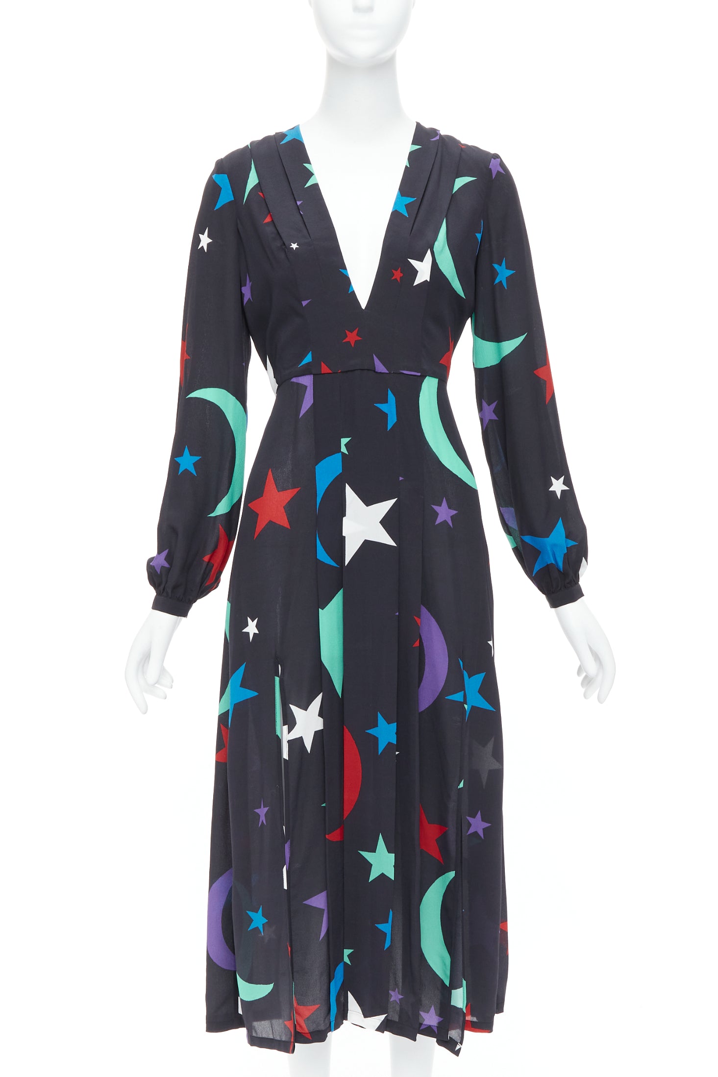 Rixo Star Print Dress