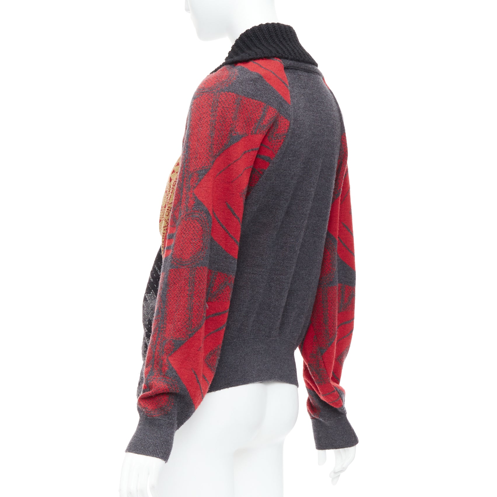 Toga Archives Ethnic Intarsia Cardigan - Detail 2