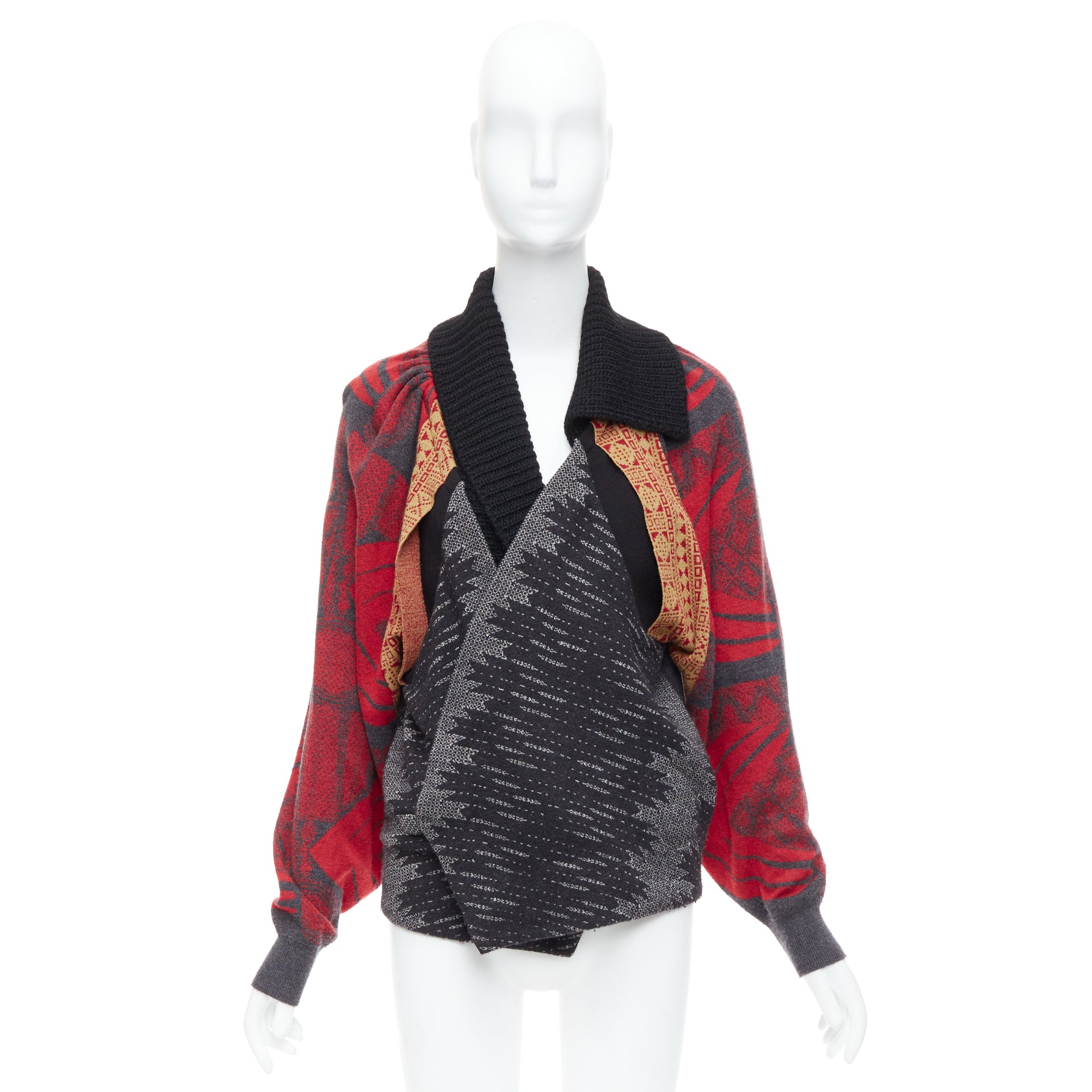 Toga Archives Ethnic Intarsia Cardigan - Image 12