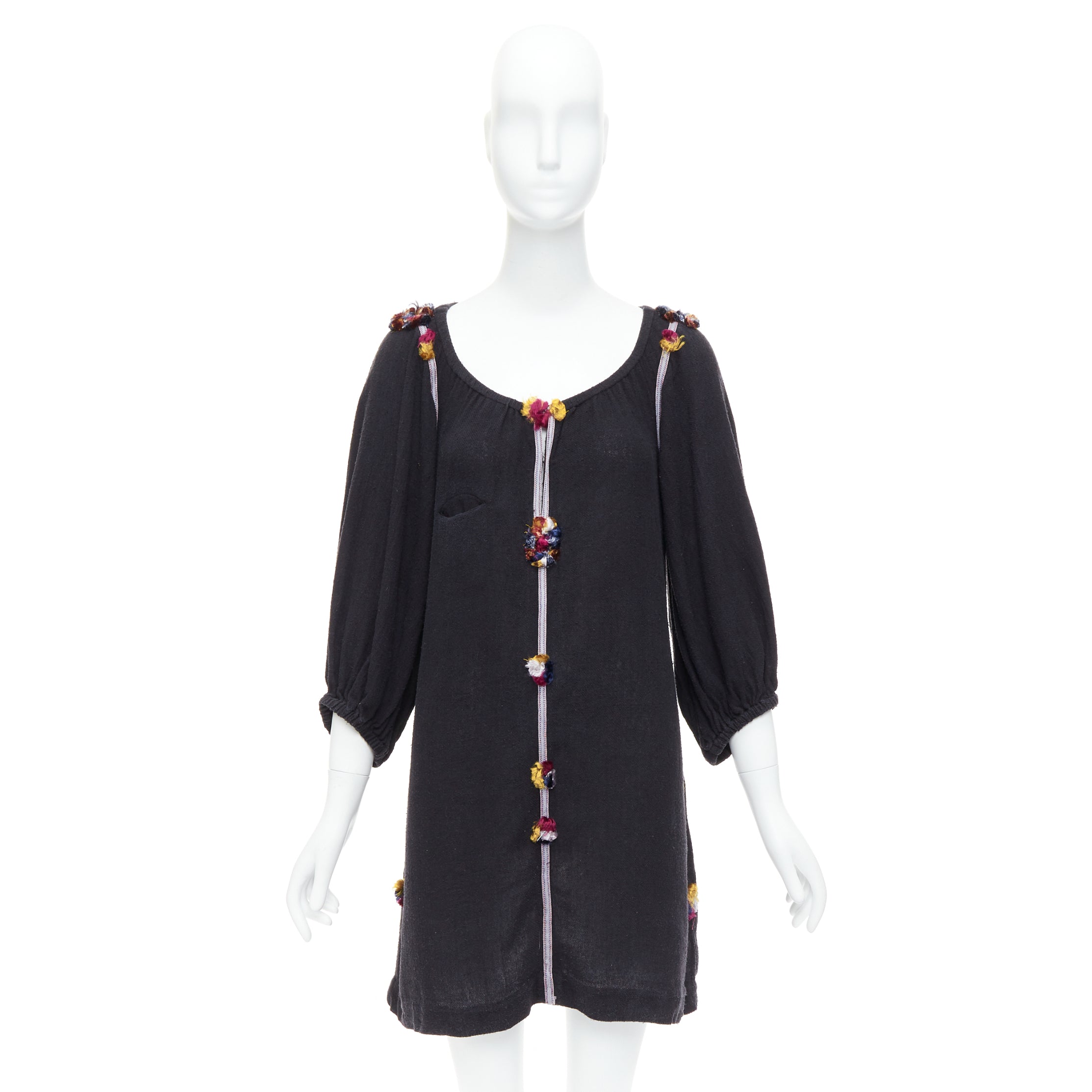 Isabel Marant Boho Pompom Dress - Image 11