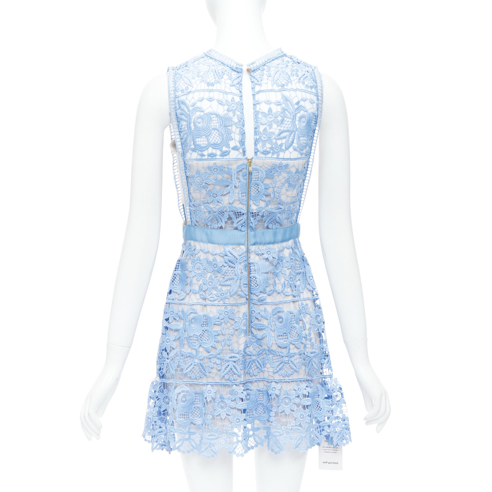 Self-portrait Lace Peplum - Side view