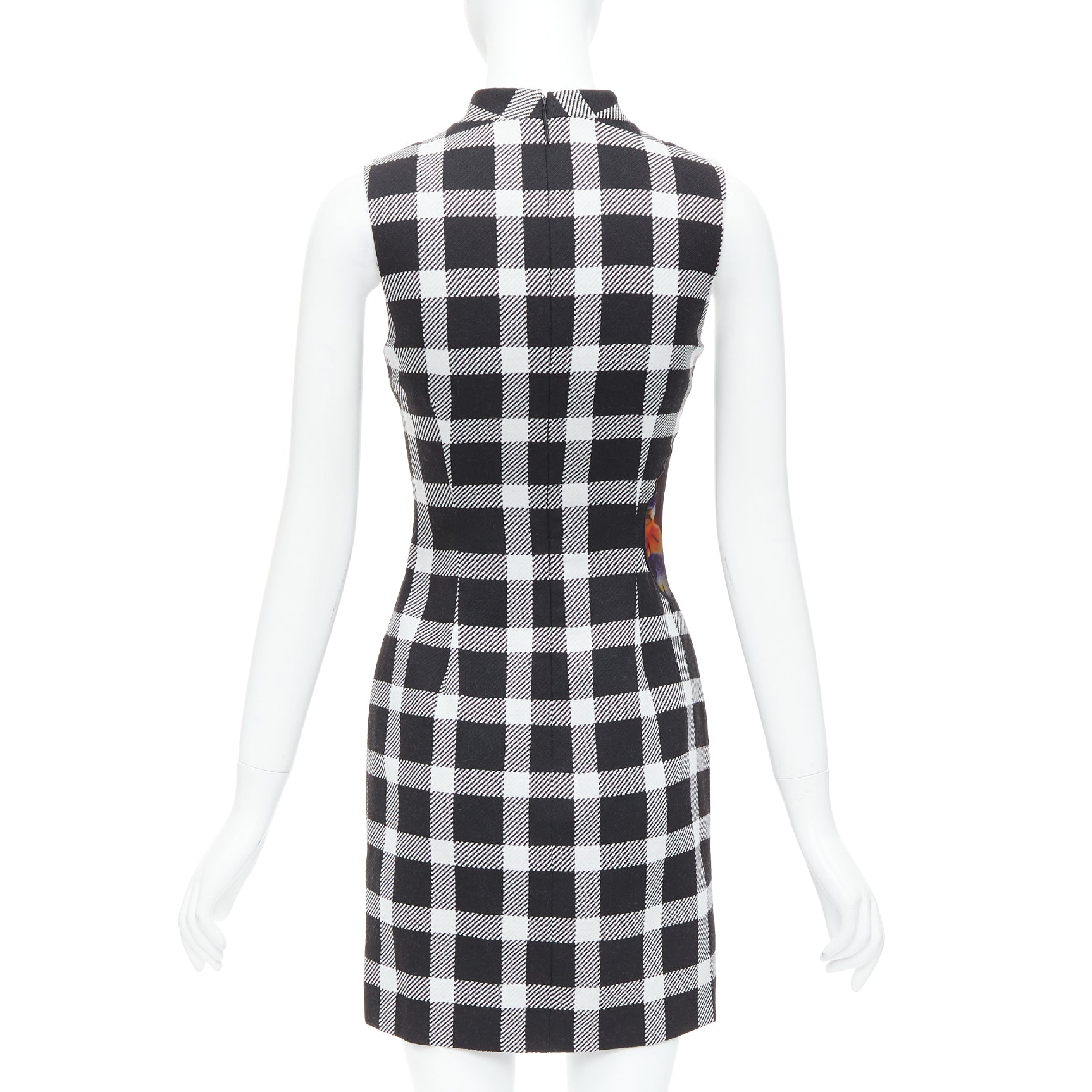 Christopher Kane Orchid Plaid Dress - Side view