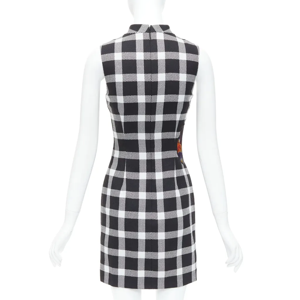 Christopher Kane Orchid Plaid Dress MultiColor Wool Never worn - Box View