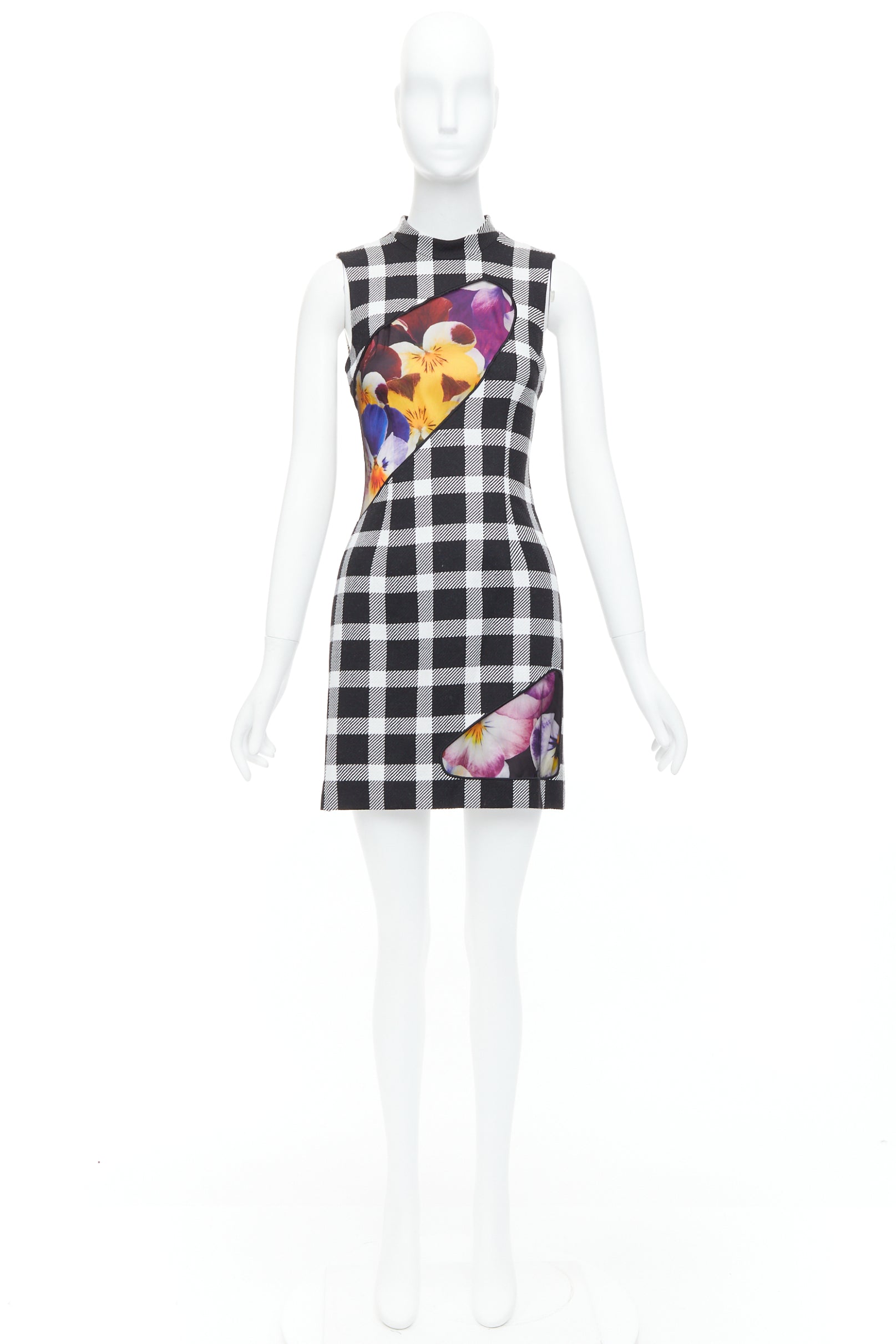 Christopher Kane Orchid Plaid Dress - Image 11