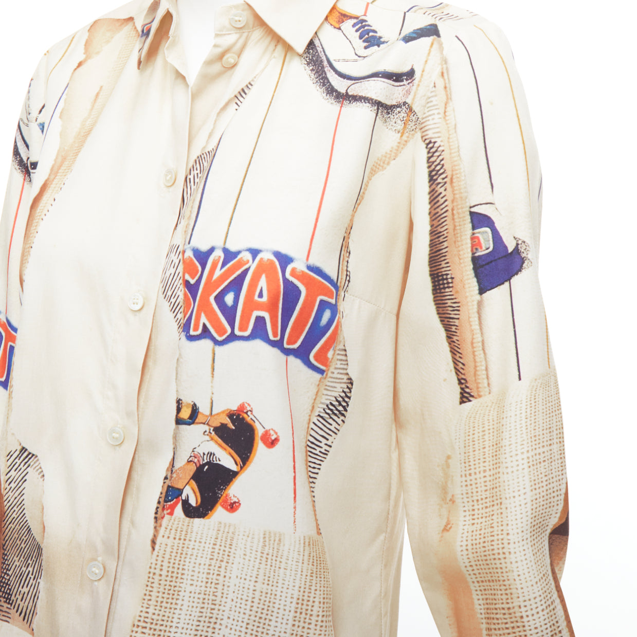 Stella Mccartney Skate Print Shirt - Back view