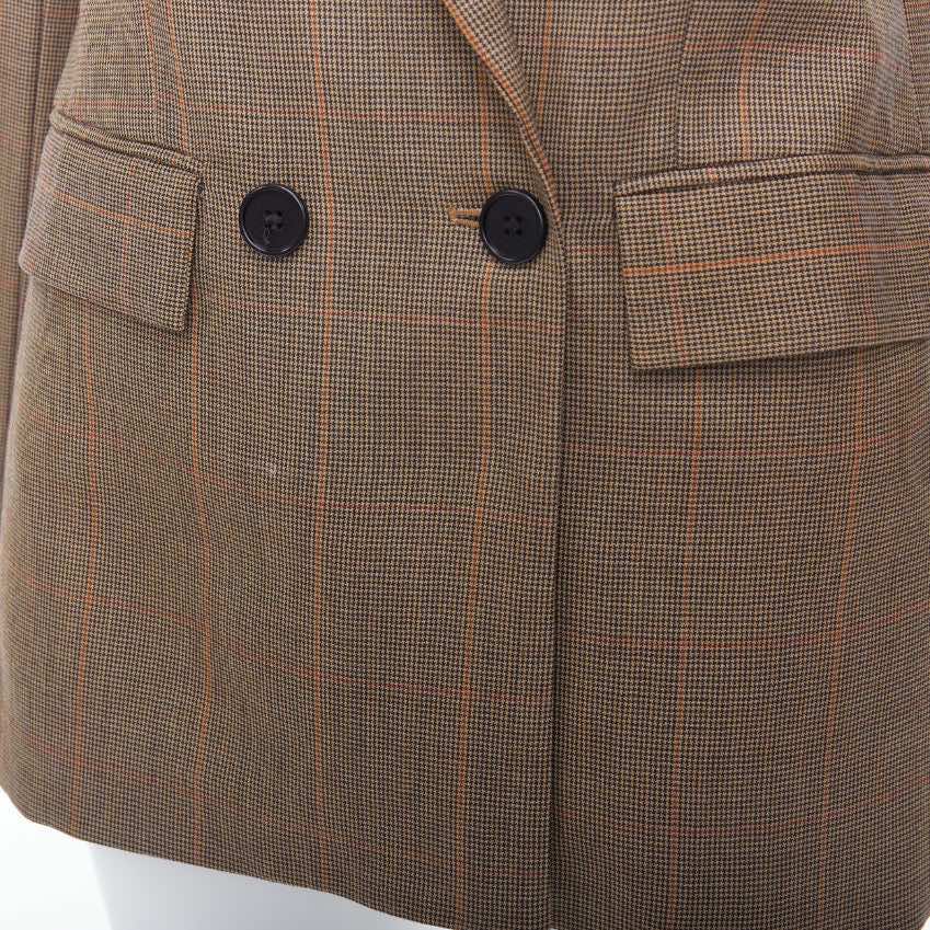 Reformation Checkered Blazer - Back view