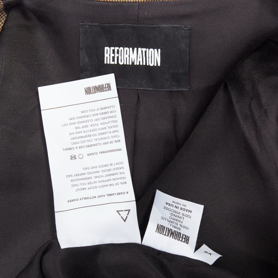 Reformation Checkered Blazer - Image 10
