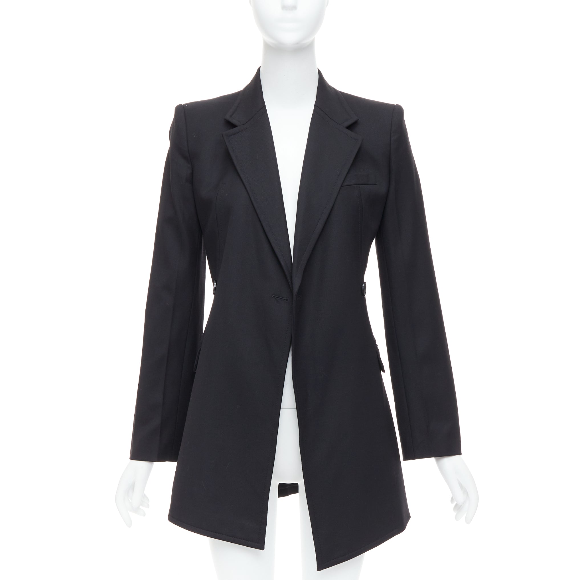 Helmut Lang Flare Long Blazer - Image 6