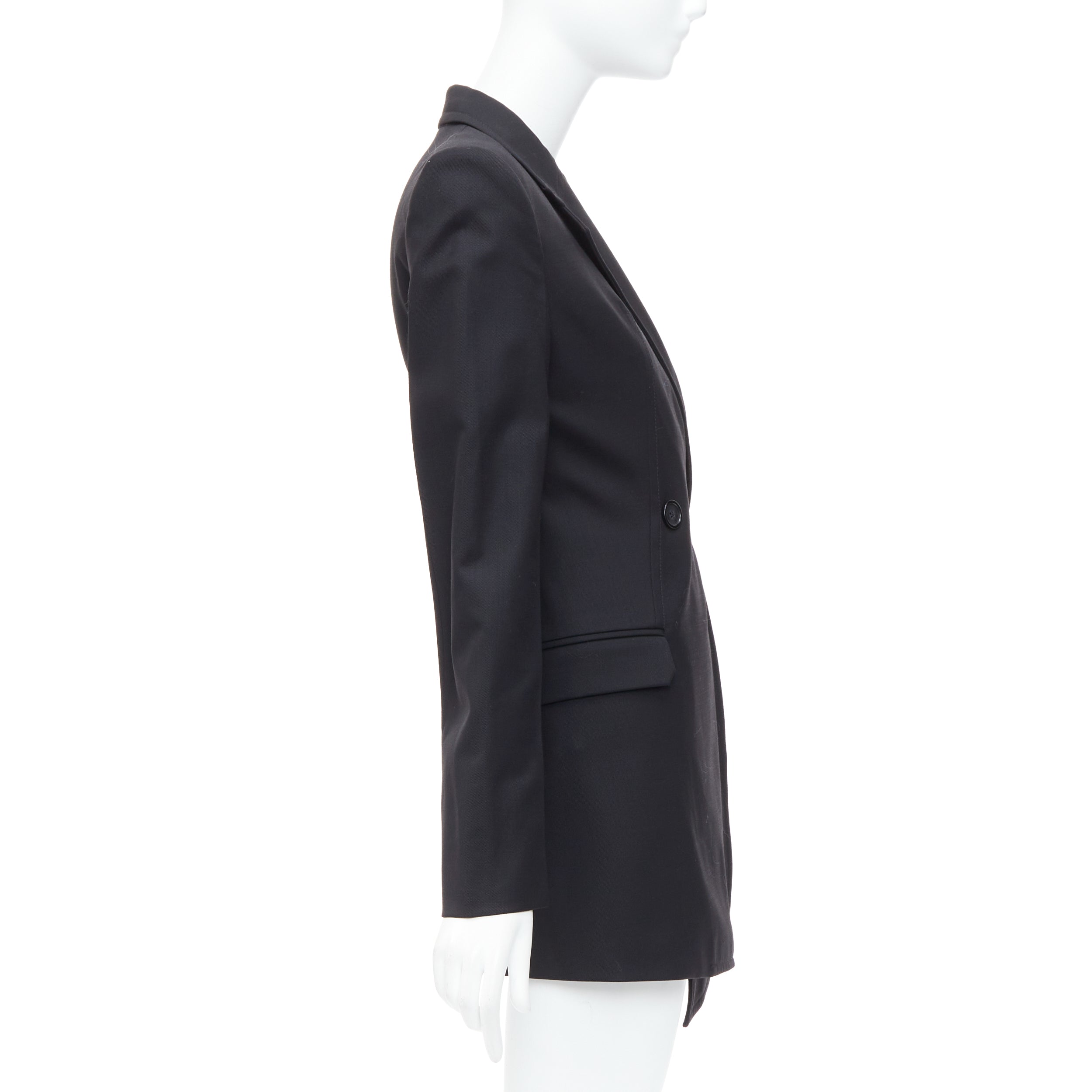 Helmut Lang Flare Long Blazer - Side view