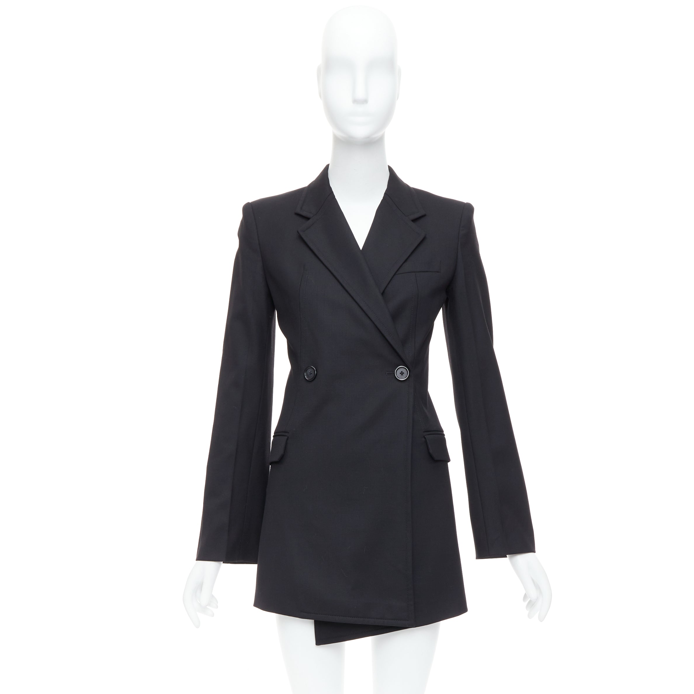 Helmut Lang Flare Long Blazer - Image 12