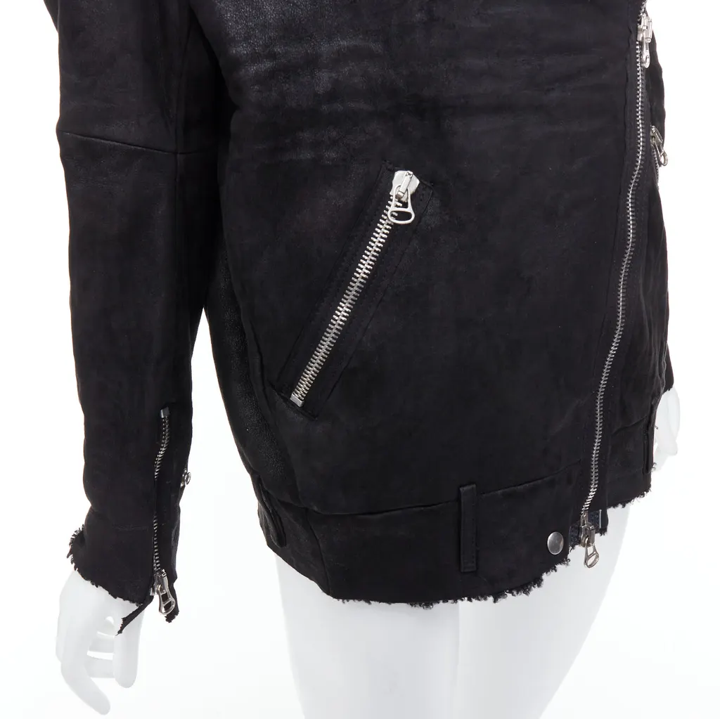Acne Studios Velocite Black Fur Good - Back View