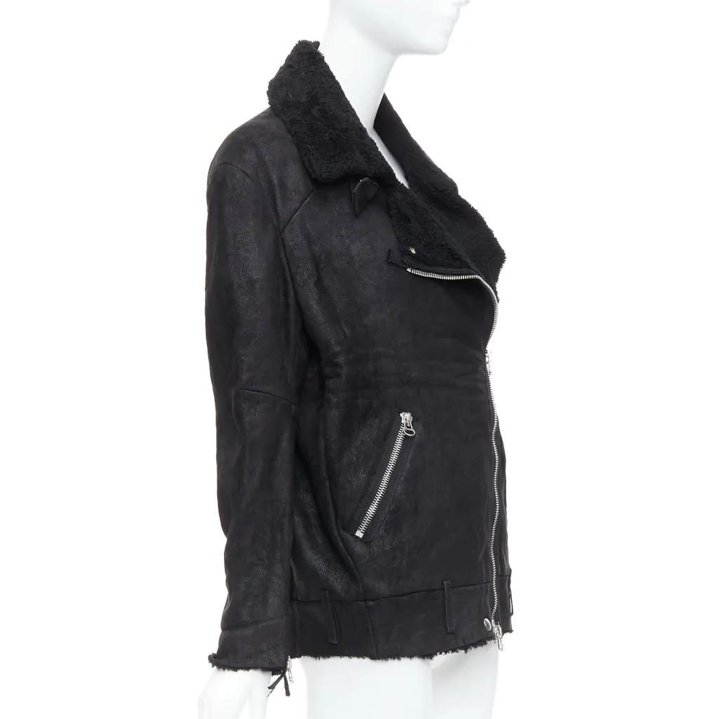 Acne Studios Velocite Black Fur Good - Model View