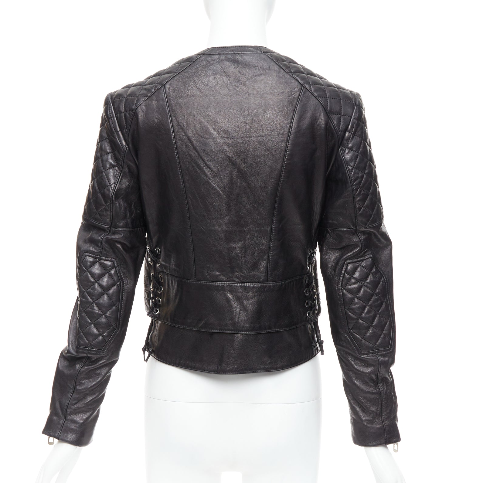 Balenciaga Quilted Moto Jacket - Detail 2