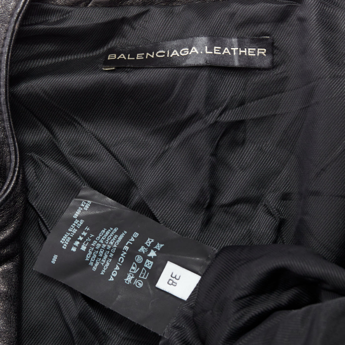 Balenciaga Quilted Moto Jacket - Image 11