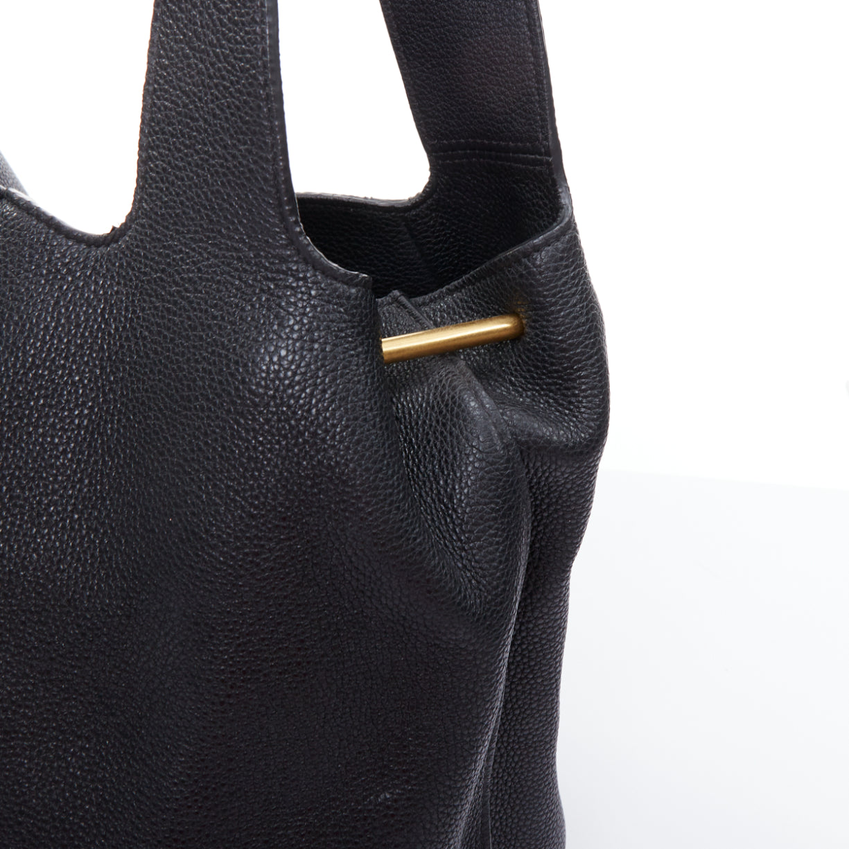 The Row Grained Leather Tote - Detail 2