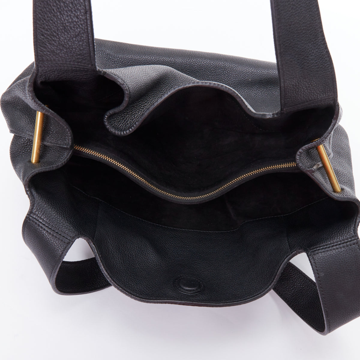 The Row Grained Leather Tote - Image 11