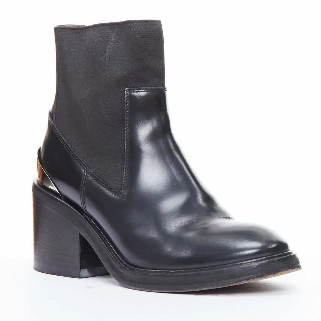 Acne Studios Dion Black Leather Fair - Back View