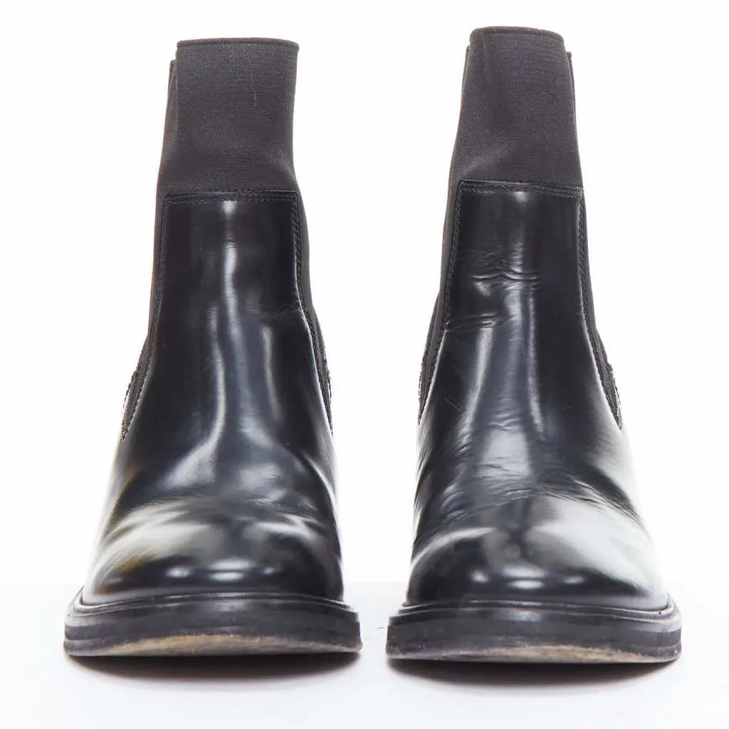 Acne Studios Dion Black Leather Fair - Inside View