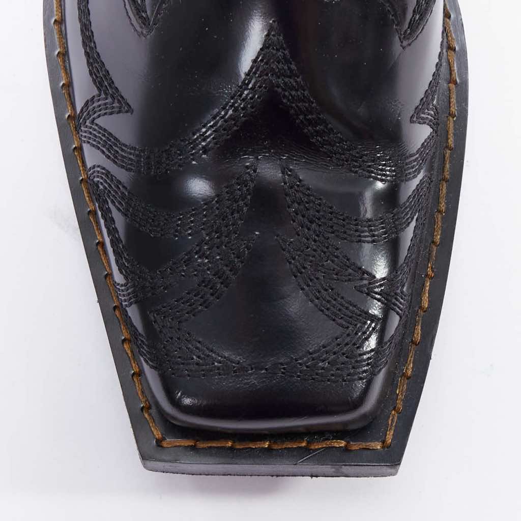 Toga Archives Crystal Heel Suede Boots - Detail 1