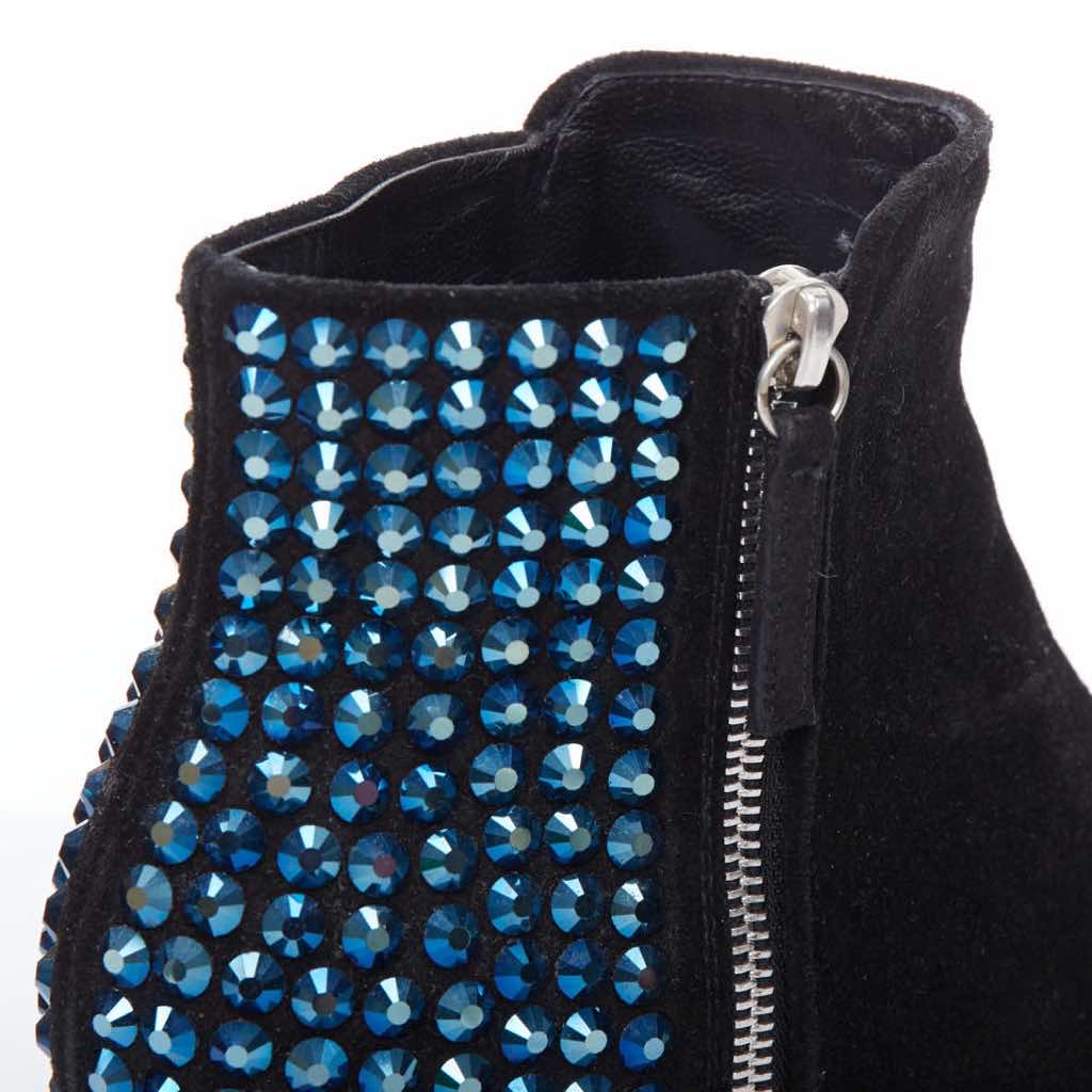 Giuseppe Zanotti Patent Sock Ankle Boots - Image 10