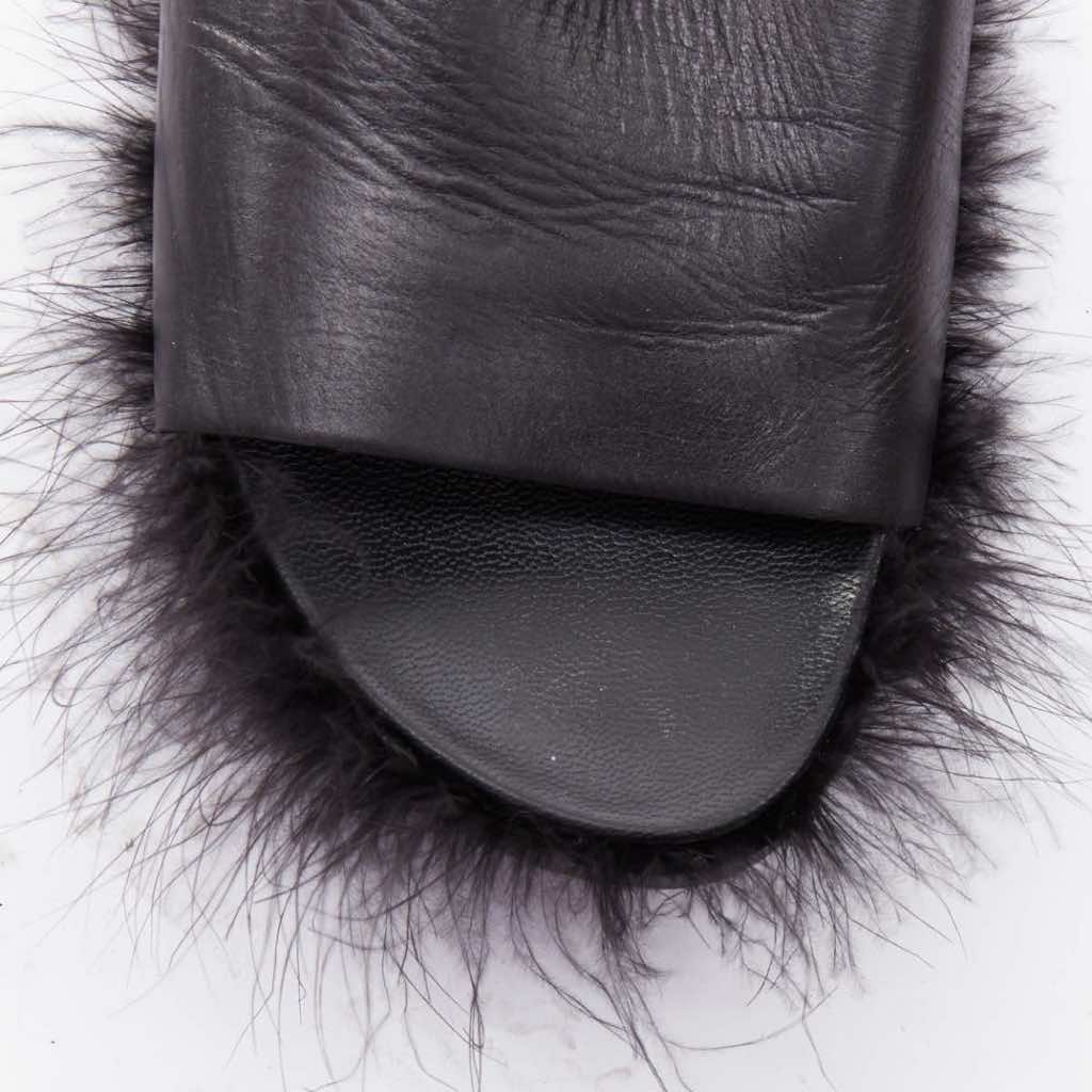 Simone Rocha Feather Trimmed Slides - Detail 1