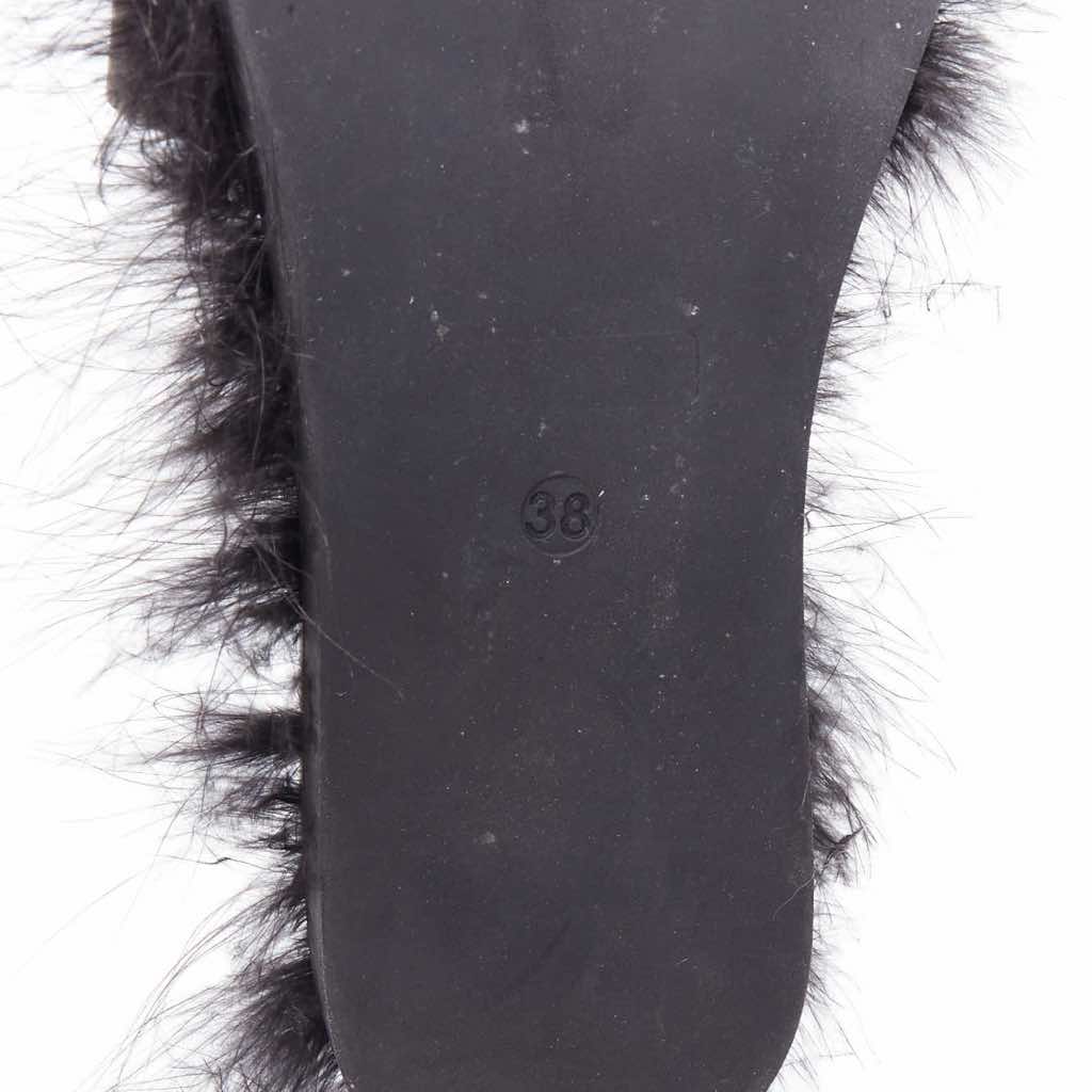 Simone Rocha Feather Trimmed Slides - Image 12