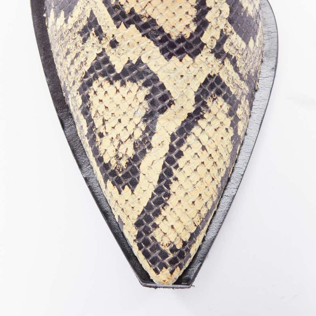 Proenza Schouler Cream Zip Combat Boots - Detail 1