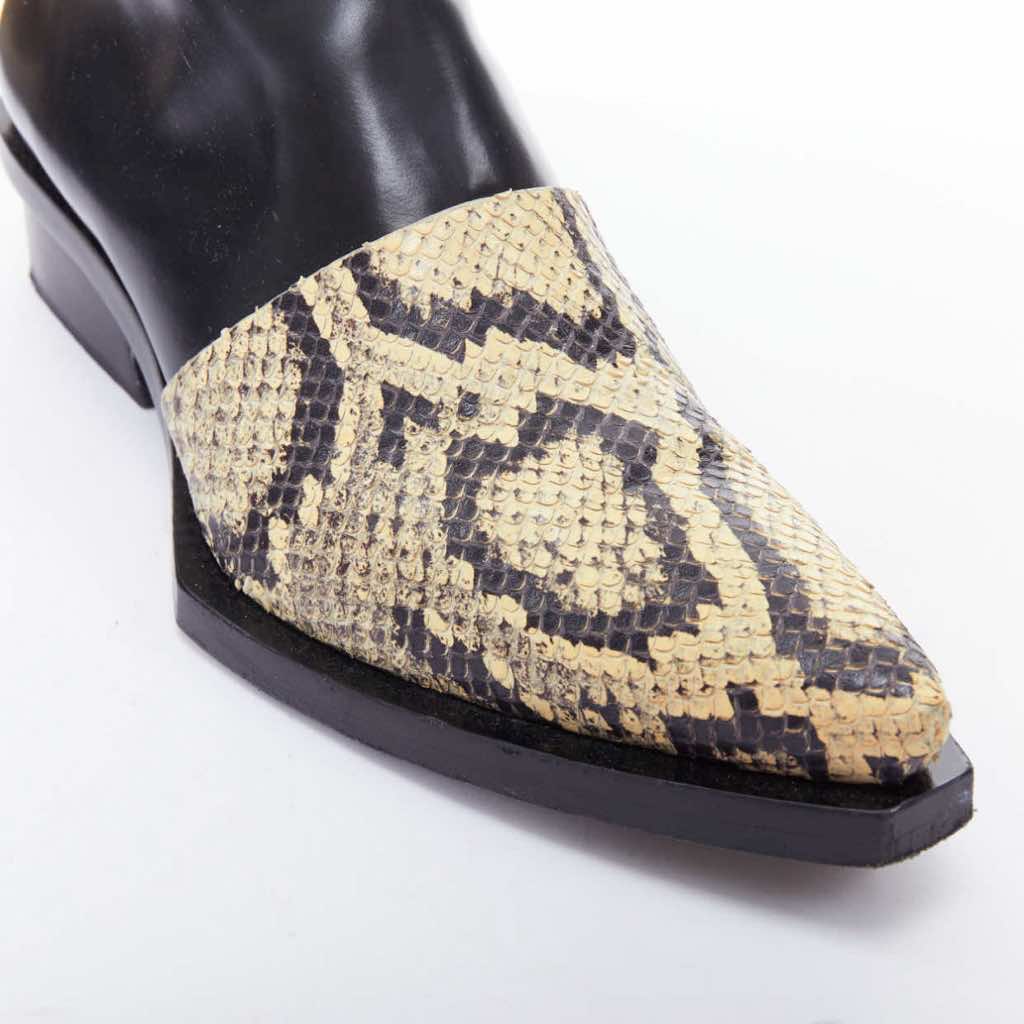 Proenza Schouler Cream Zip Combat Boots - Detail 2